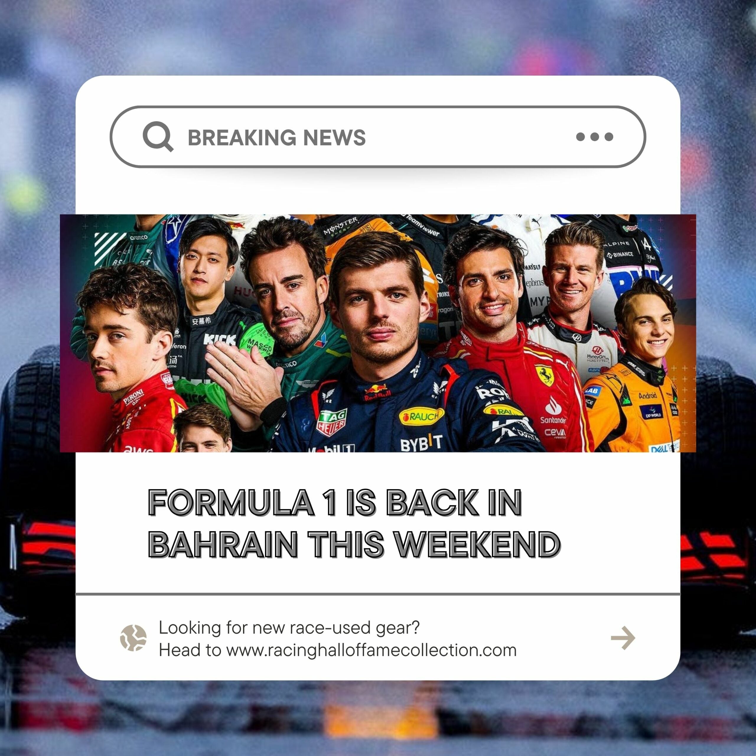 F1 IS BACK ?