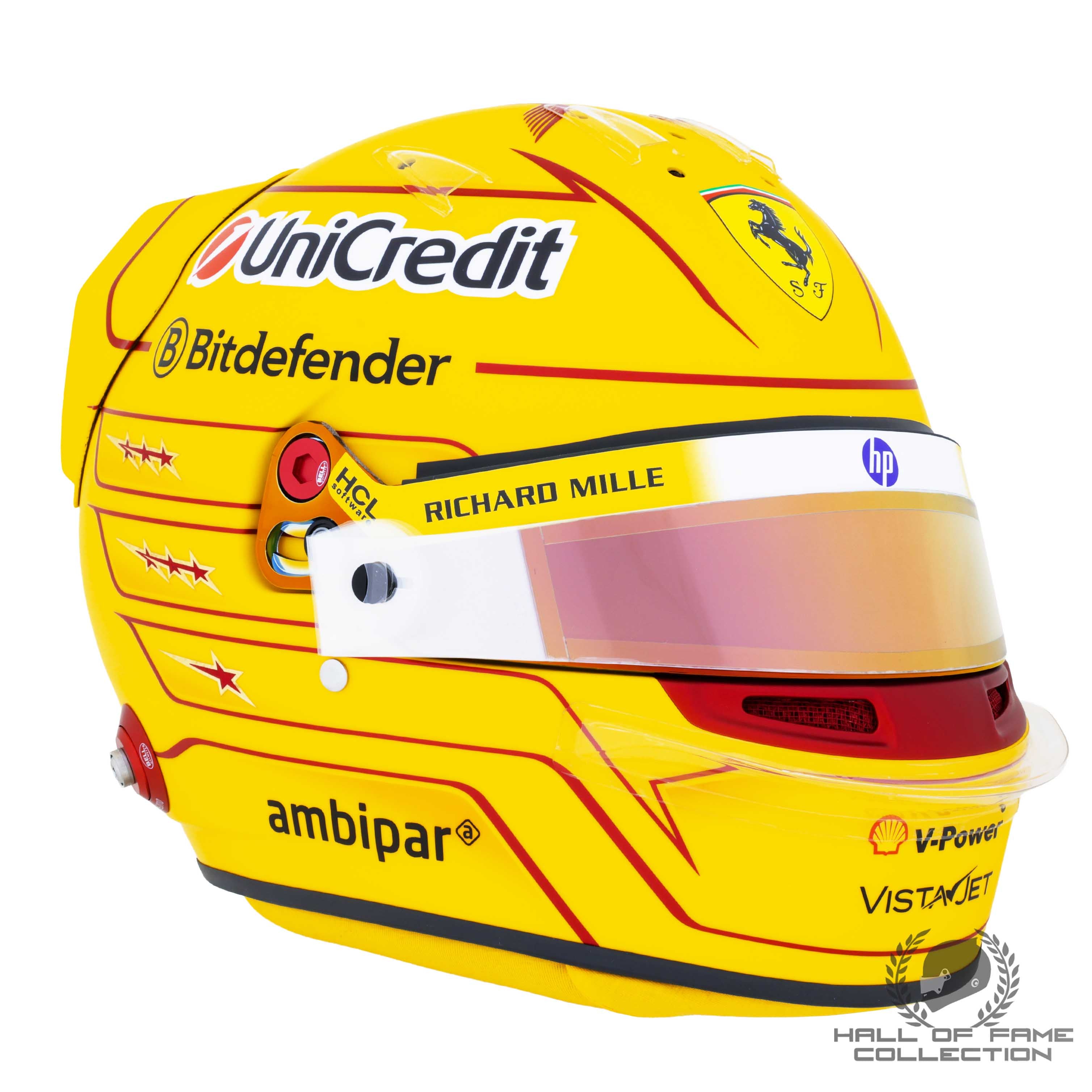 2025 Lewis Hamilton Chinese Sprint Win Replica HP77 Scuderia Ferrari F1 Helmet