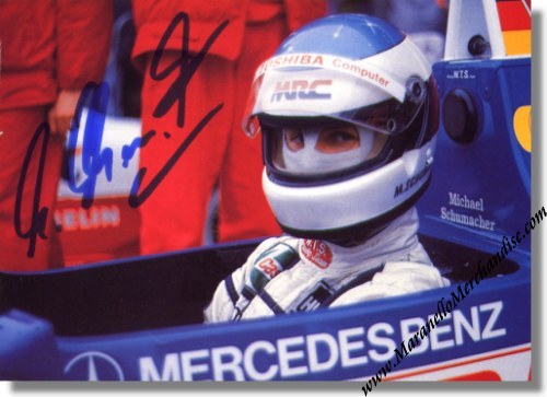 1988-91 Michael Schumacher Signed Race Used Sauber Mercedes World Sportscar Helmet