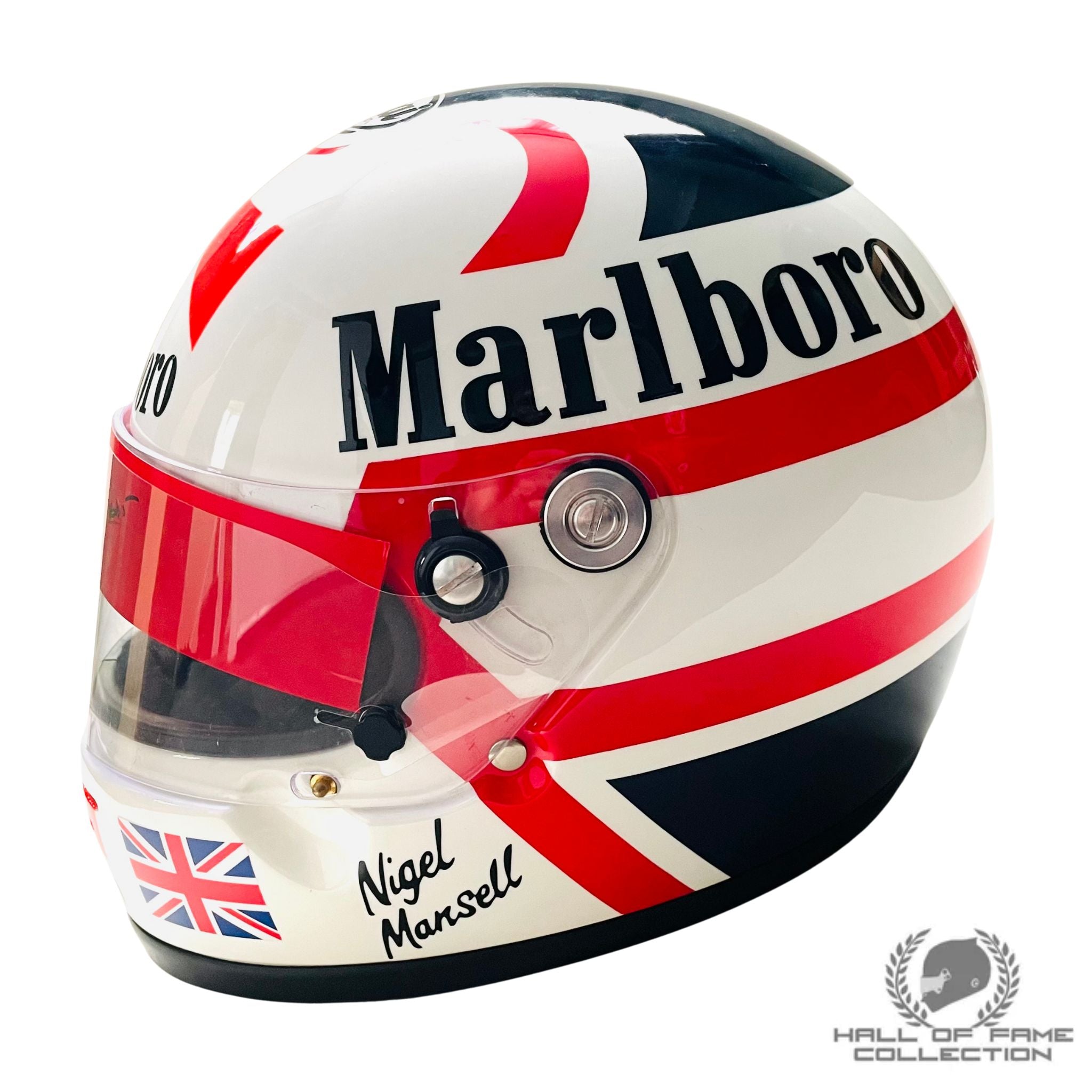 1990 Nigel Mansell Signed Replica Scuderia Ferrari F1 Helmet