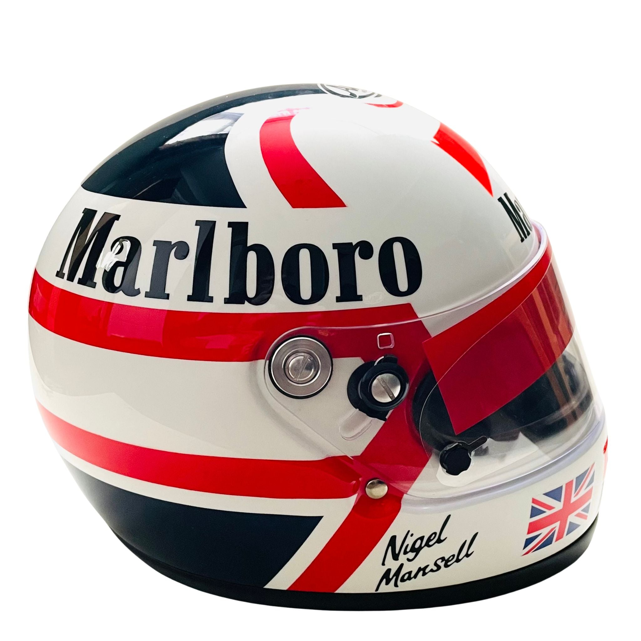 1990 Nigel Mansell Signed Replica Scuderia Ferrari F1 Helmet