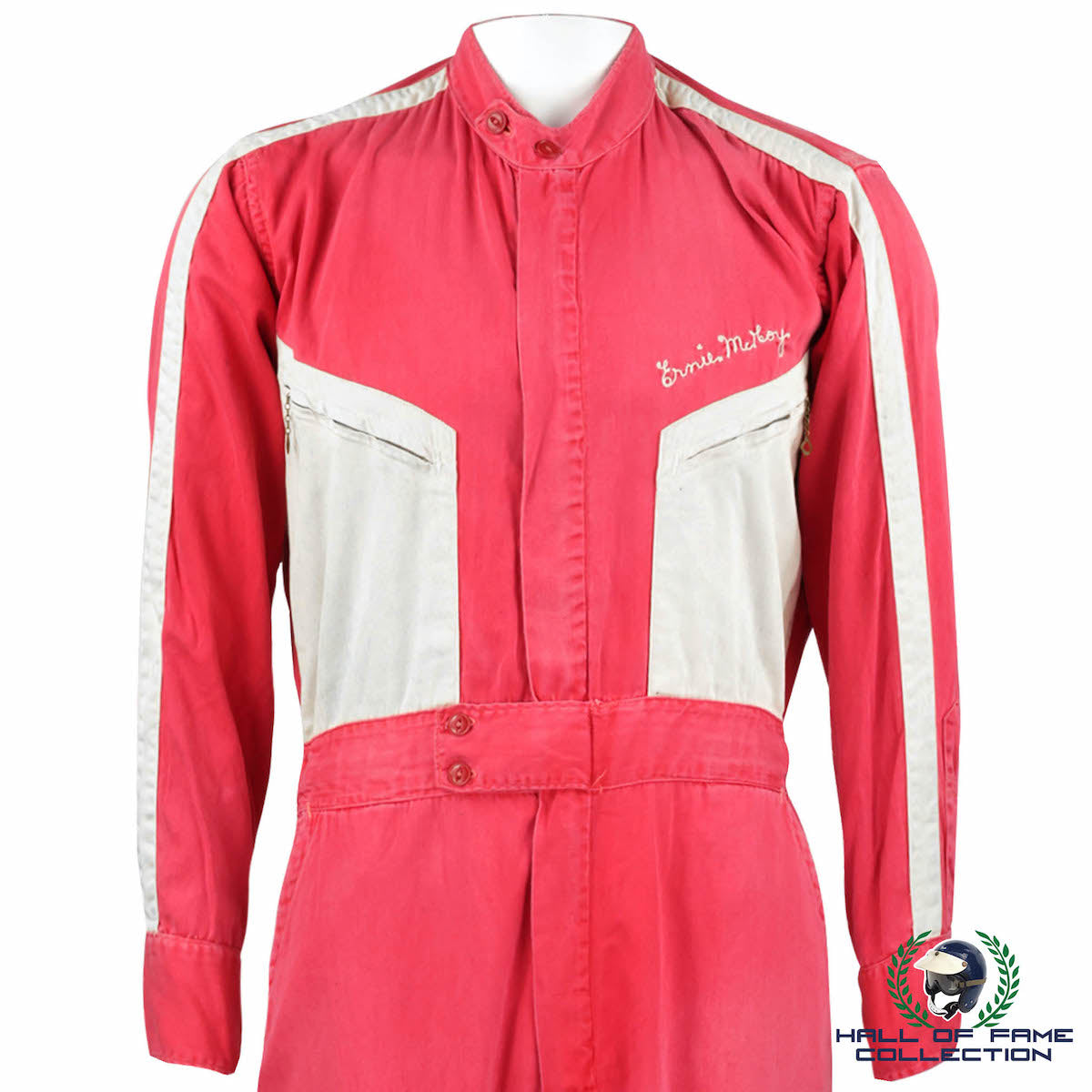 1954 Ernie McCoy Race Used Rare Original Hinchman Indy 500 Suit