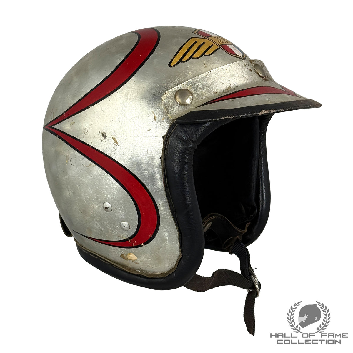 1963 Johnny Rutherford 'Rookie Indianapolis 500' Ed Kostenuk IndyCar Helmet