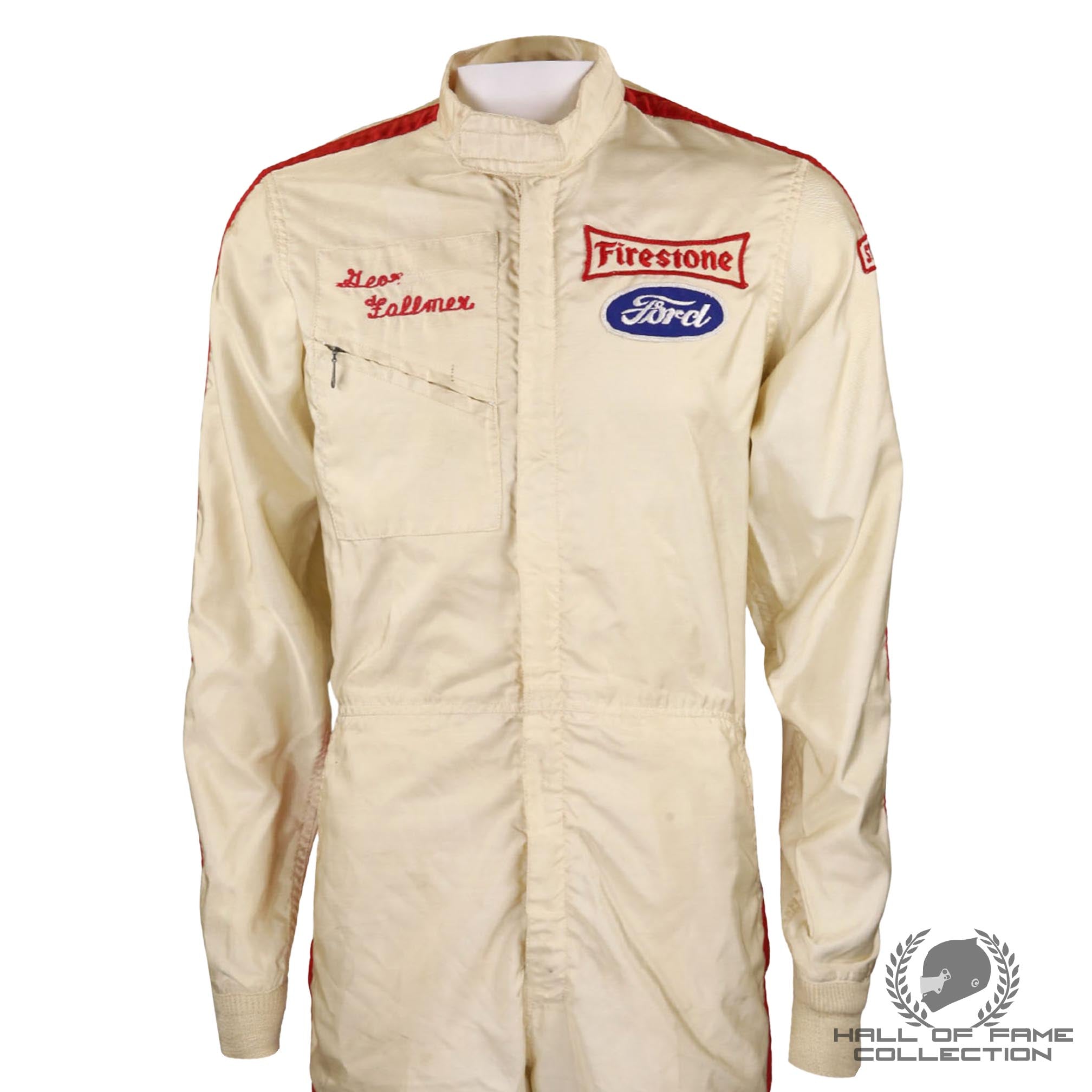 1969 George Follmer Race Used George Follmer Racing USAC Suit