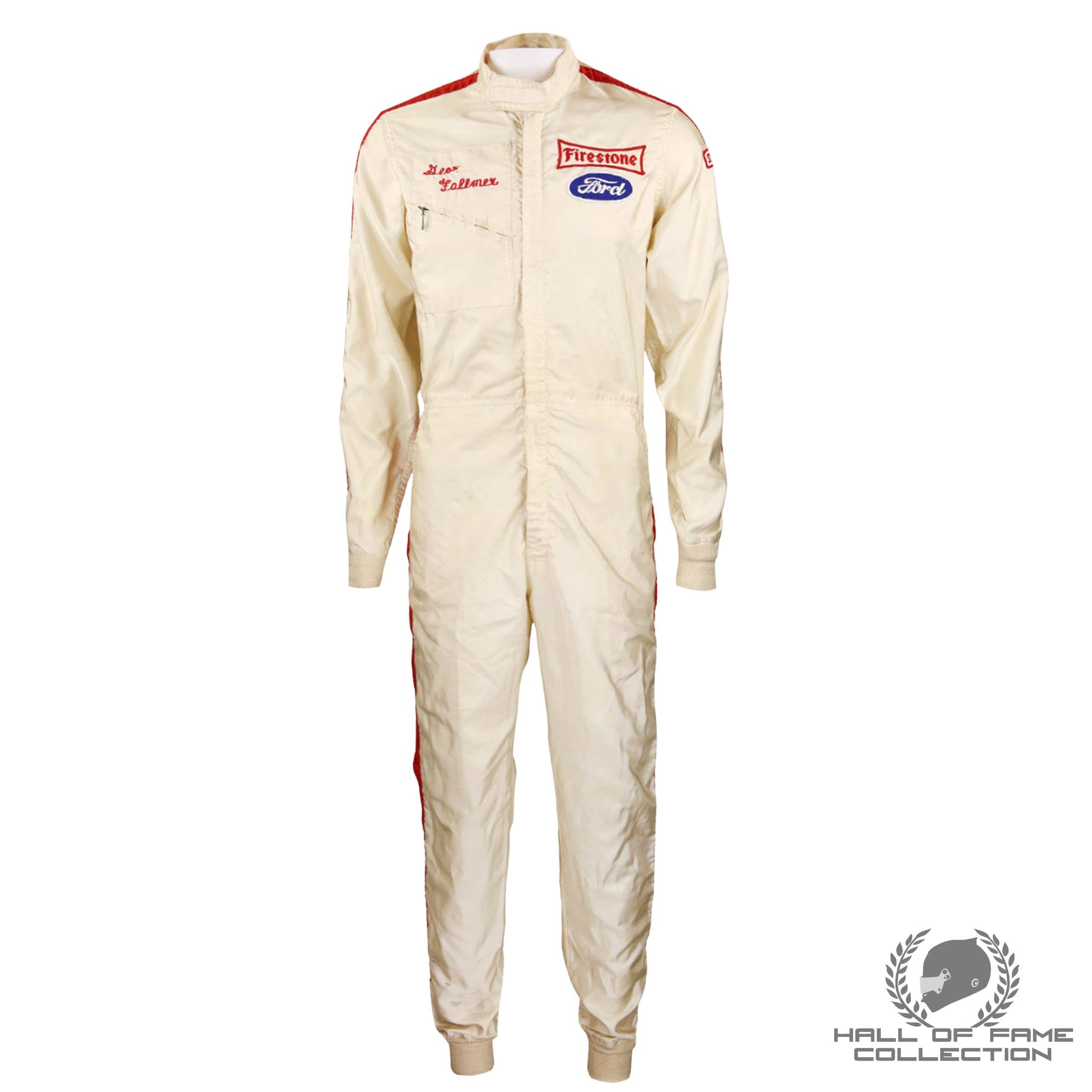 1969 George Follmer Race Used George Follmer Racing USAC Suit