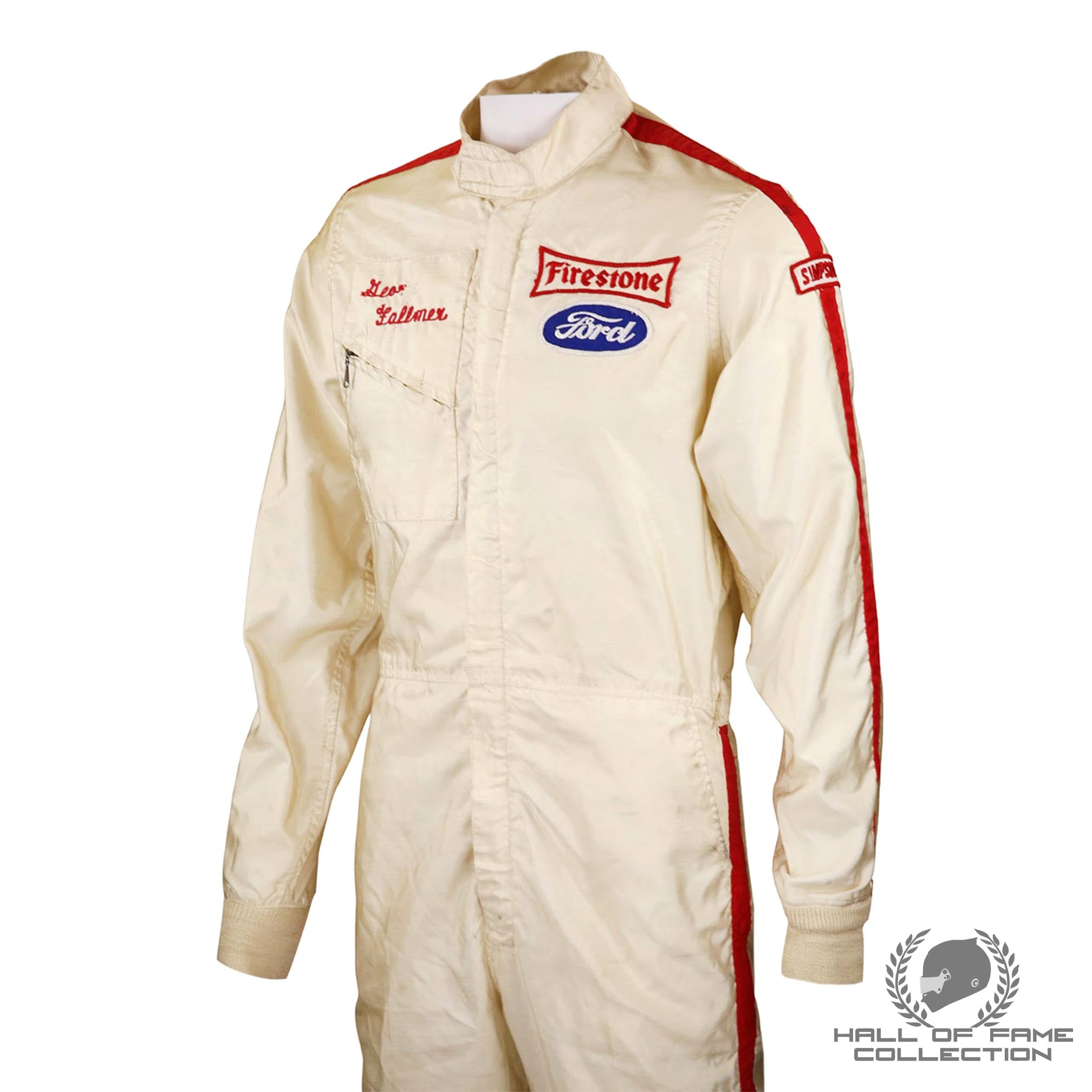 1969 George Follmer Race Used George Follmer Racing USAC Suit
