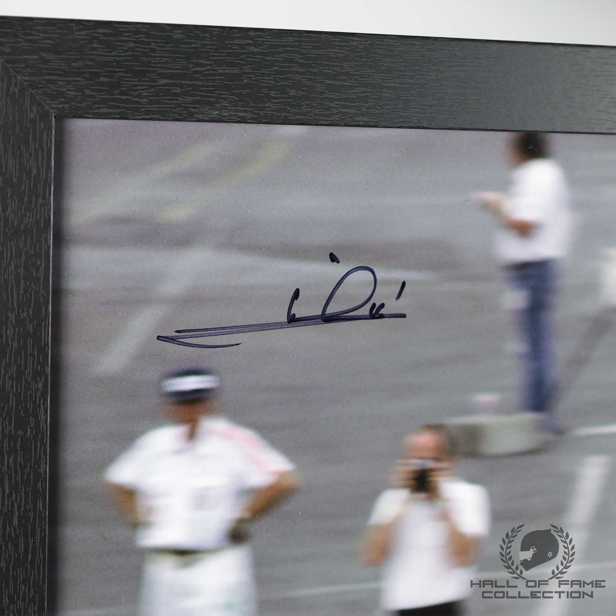 1969 Mario Andretti Signed Sacramento Dirt Champ Car 16x20" Limited Edition /25 Framed Photo