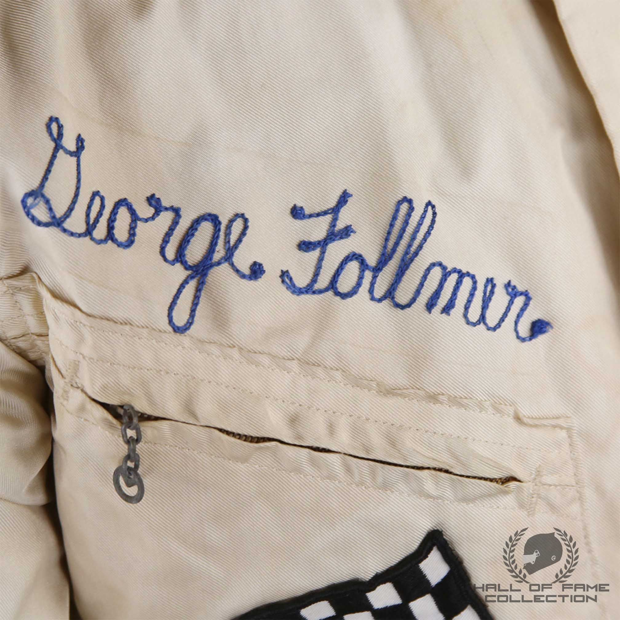 1970's George Follmer Race Used Nascar Suit
