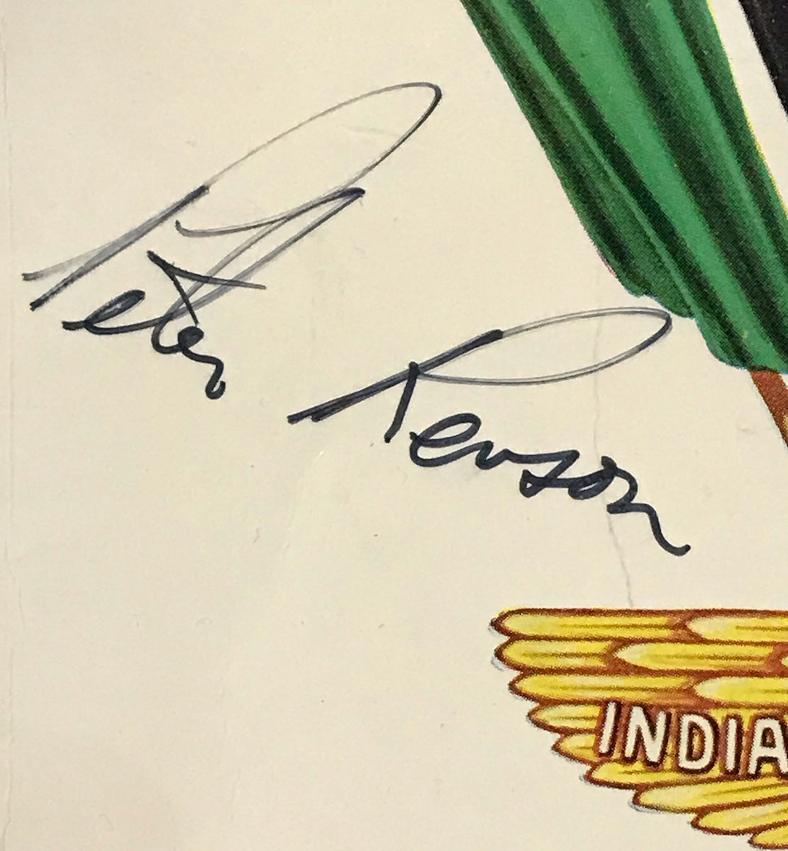 1971 Indianapols 500 Official Program Signed By Peter Revson