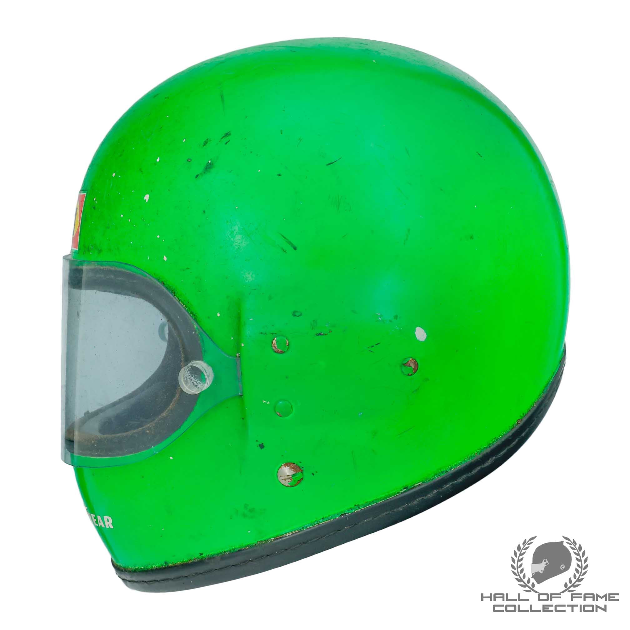 1972 Henri Pescarolo Race Used GPA FP1 Williams F1 Helmet