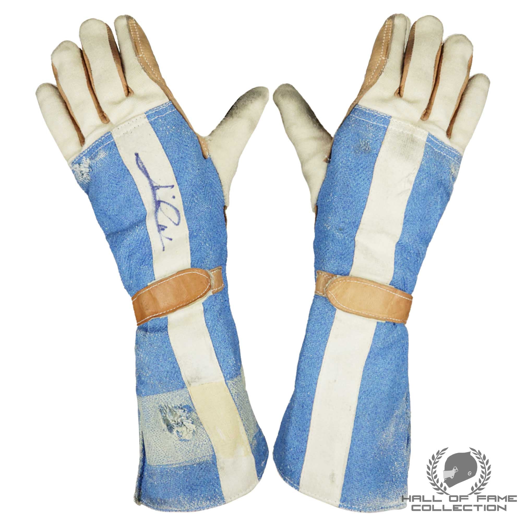 1974-76 Mario Andretti Signed Race Used F5000/F1 Gloves