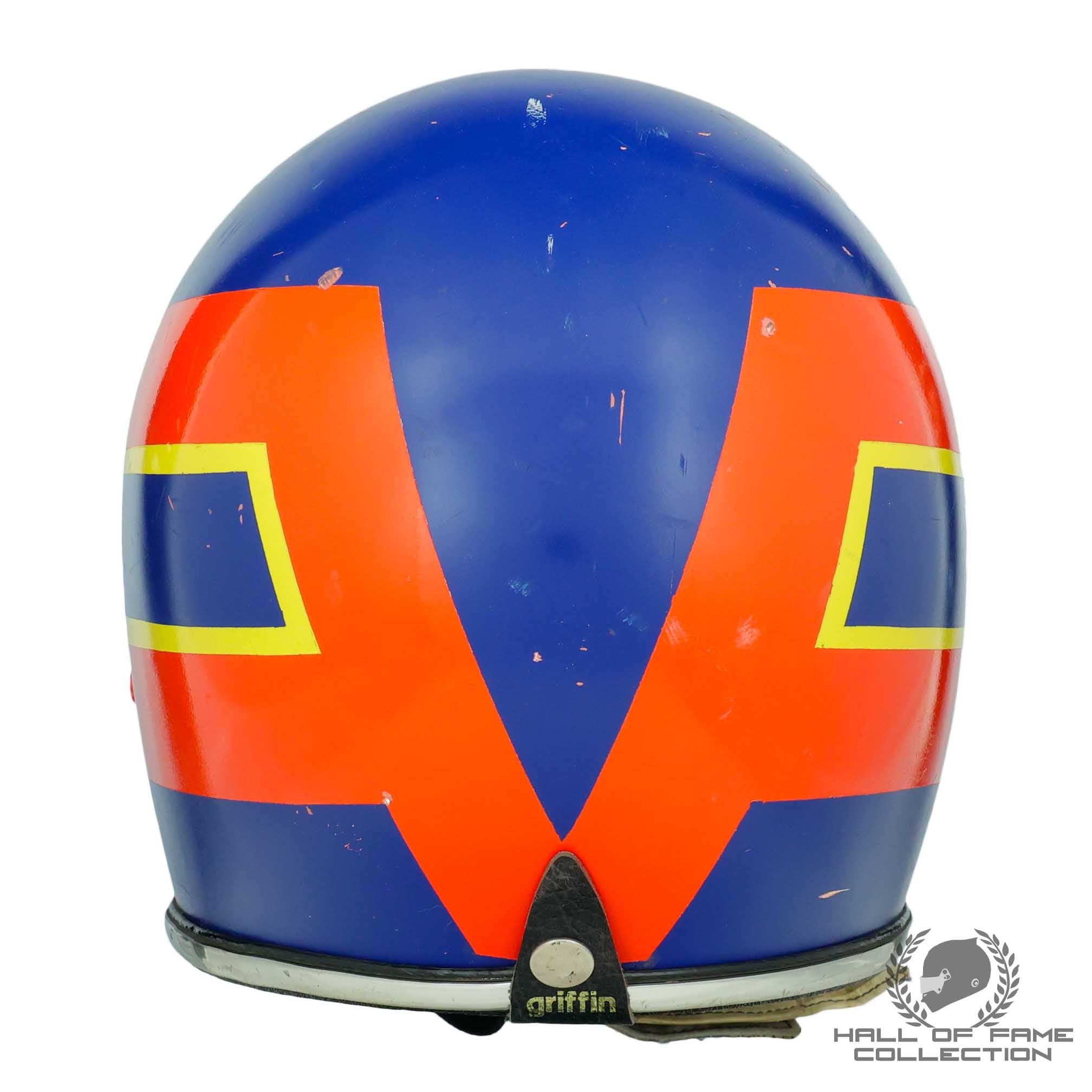 1976 Gilles Villeneuve Griffin Clubman Formula Atlantic F1 Paint Protoytype Helmet