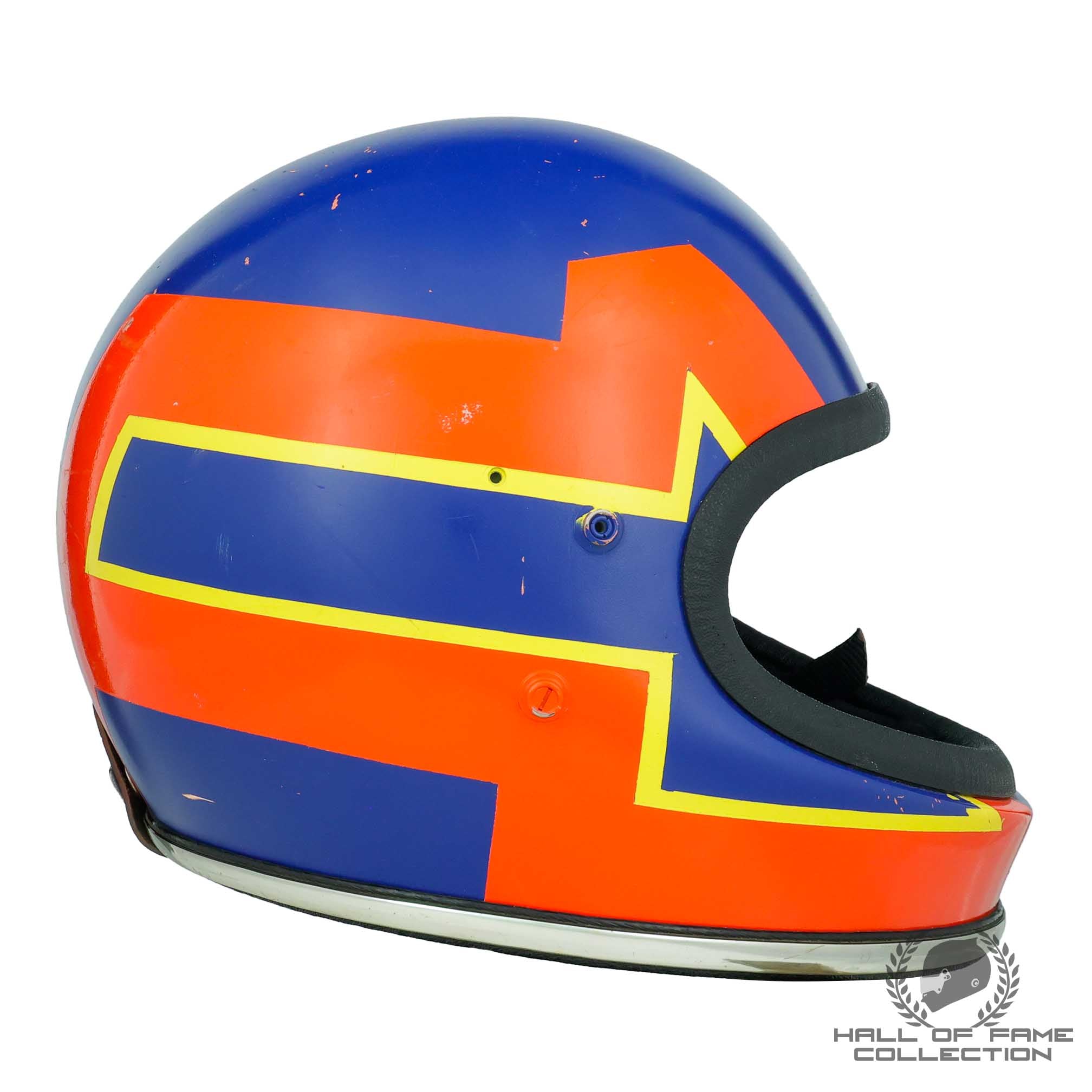 1976 Gilles Villeneuve Griffin Clubman Formula Atlantic F1 Paint Protoytype Helmet