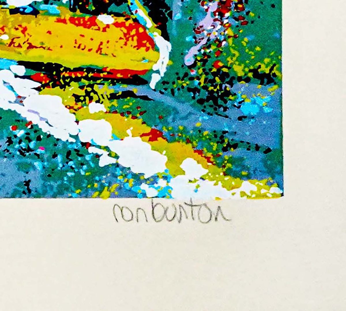 1976 Johnny Rutherford Indy 500 Turn One Ron Burton Limited Edition 20 x 30 Print