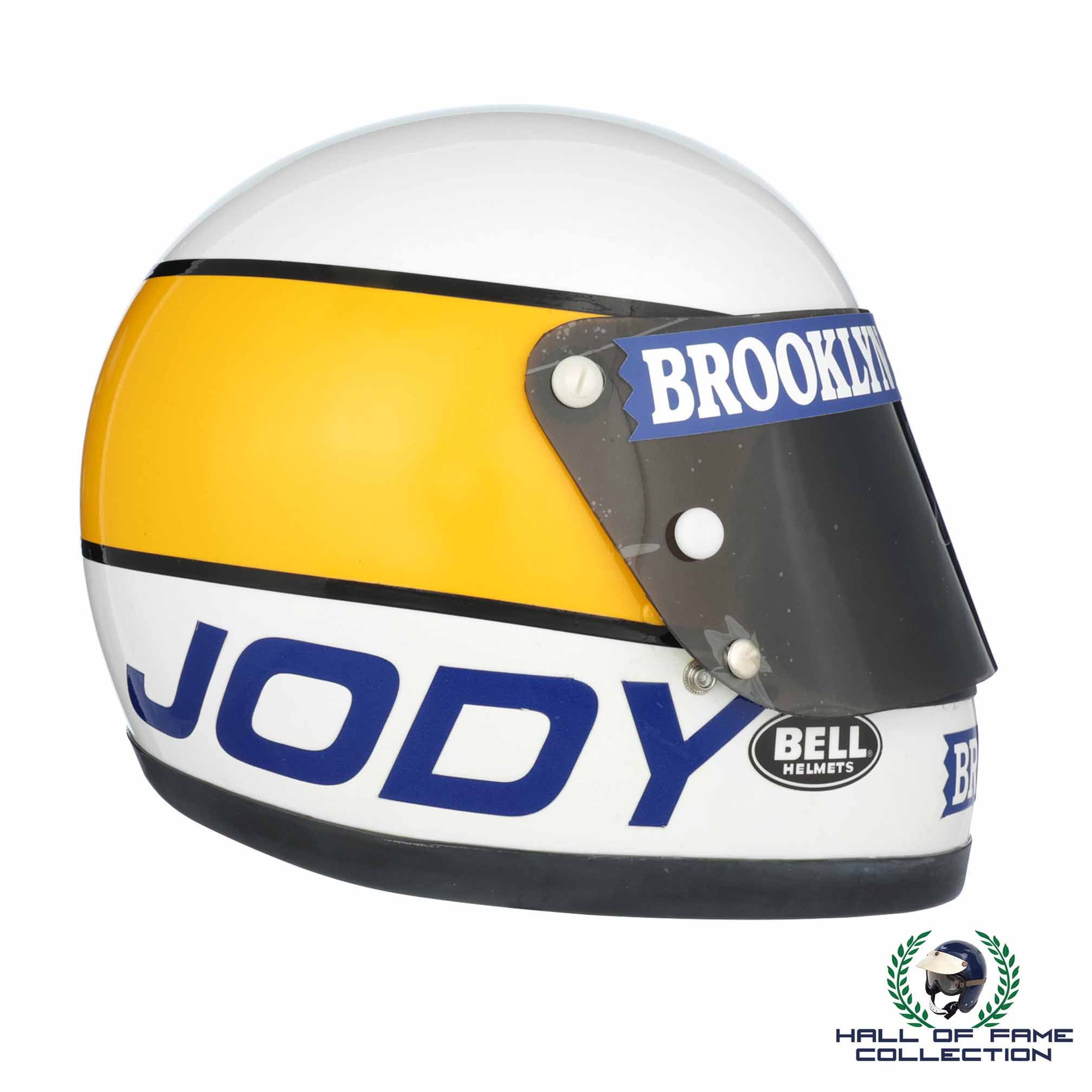 1979 Jody Scheckter Signed Championship Season Replica Scuderia Ferrari F1 Helmet