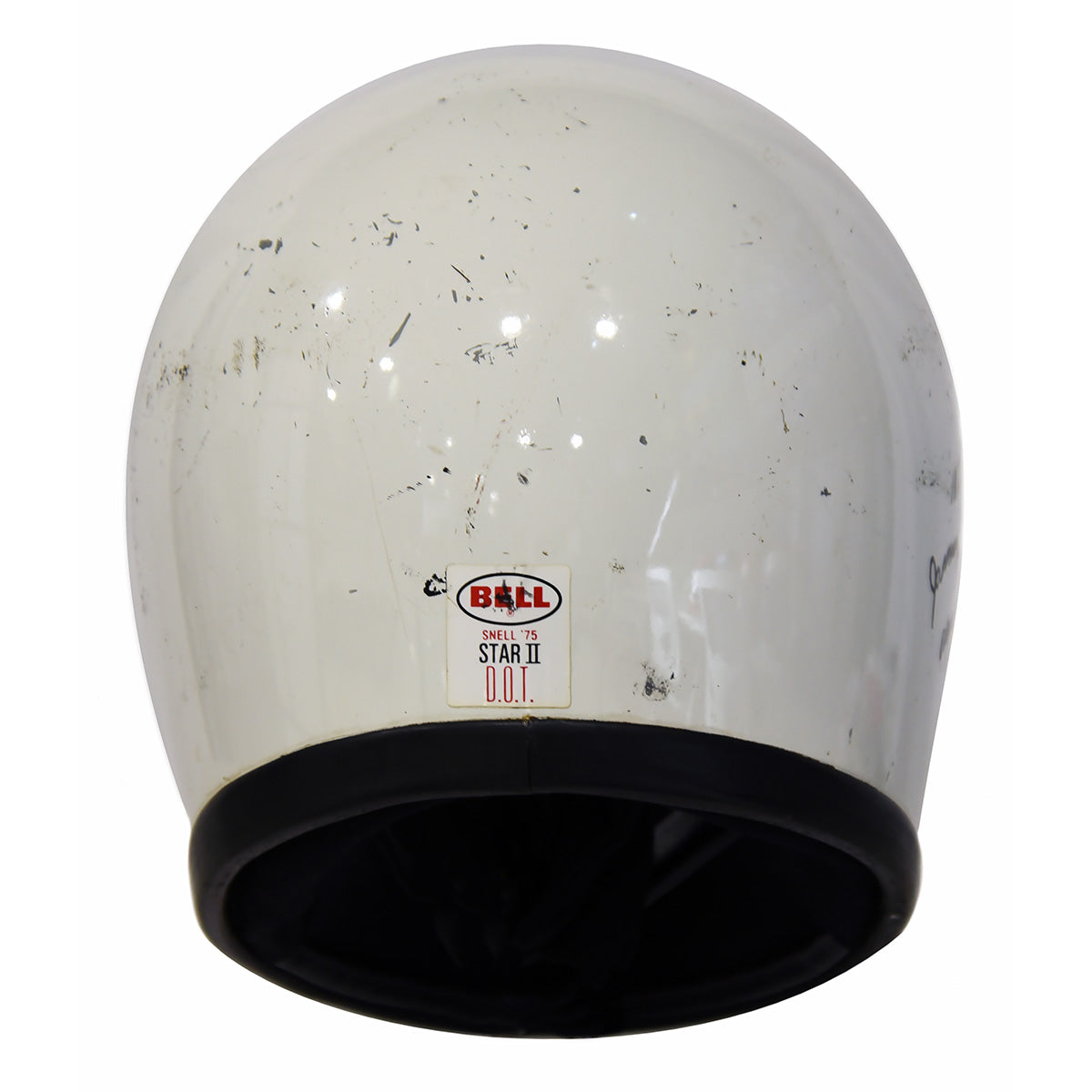 1980 Johnny Parsons Jr. / Johnnie Parsons Sr. Signed Indy 500 Parade Lap Bell Star II Helmet