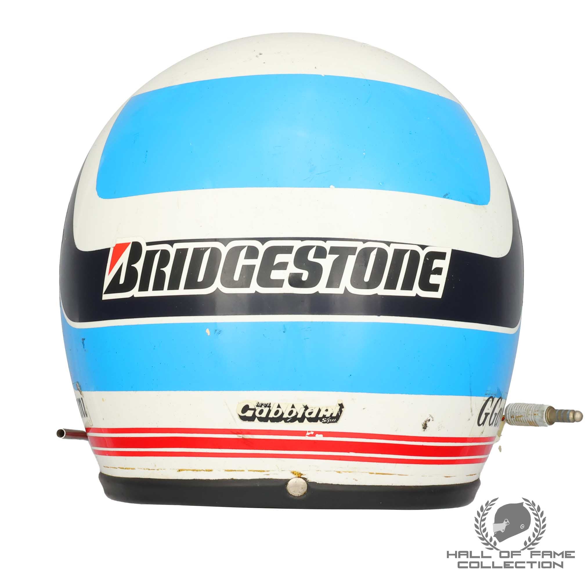 1981/82 Beppe Gabbiani Signed Bell XFM-1 Osella F1 / F2 Helmet