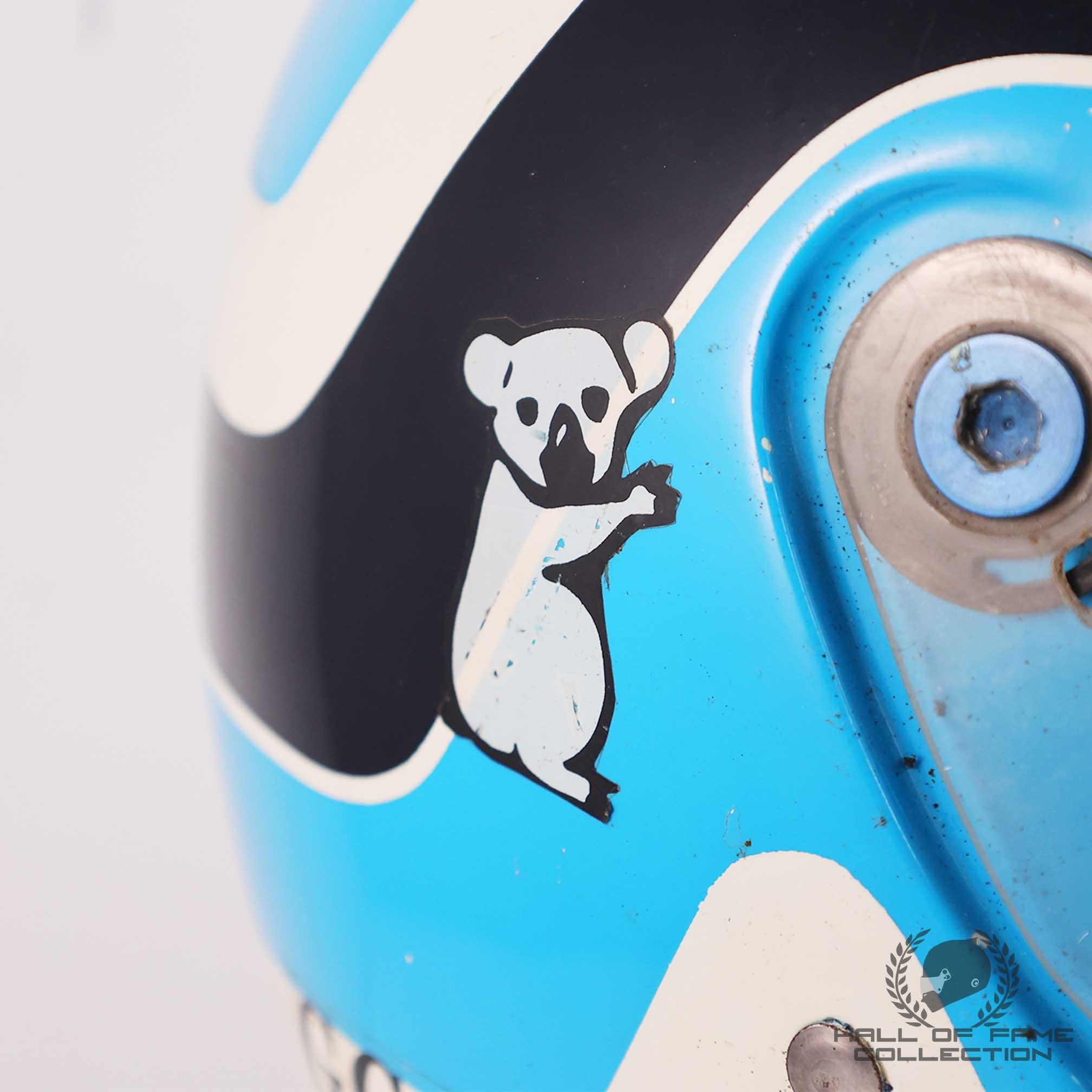 1981/82 Beppe Gabbiani Signed Bell XFM-1 Osella F1 / F2 Helmet