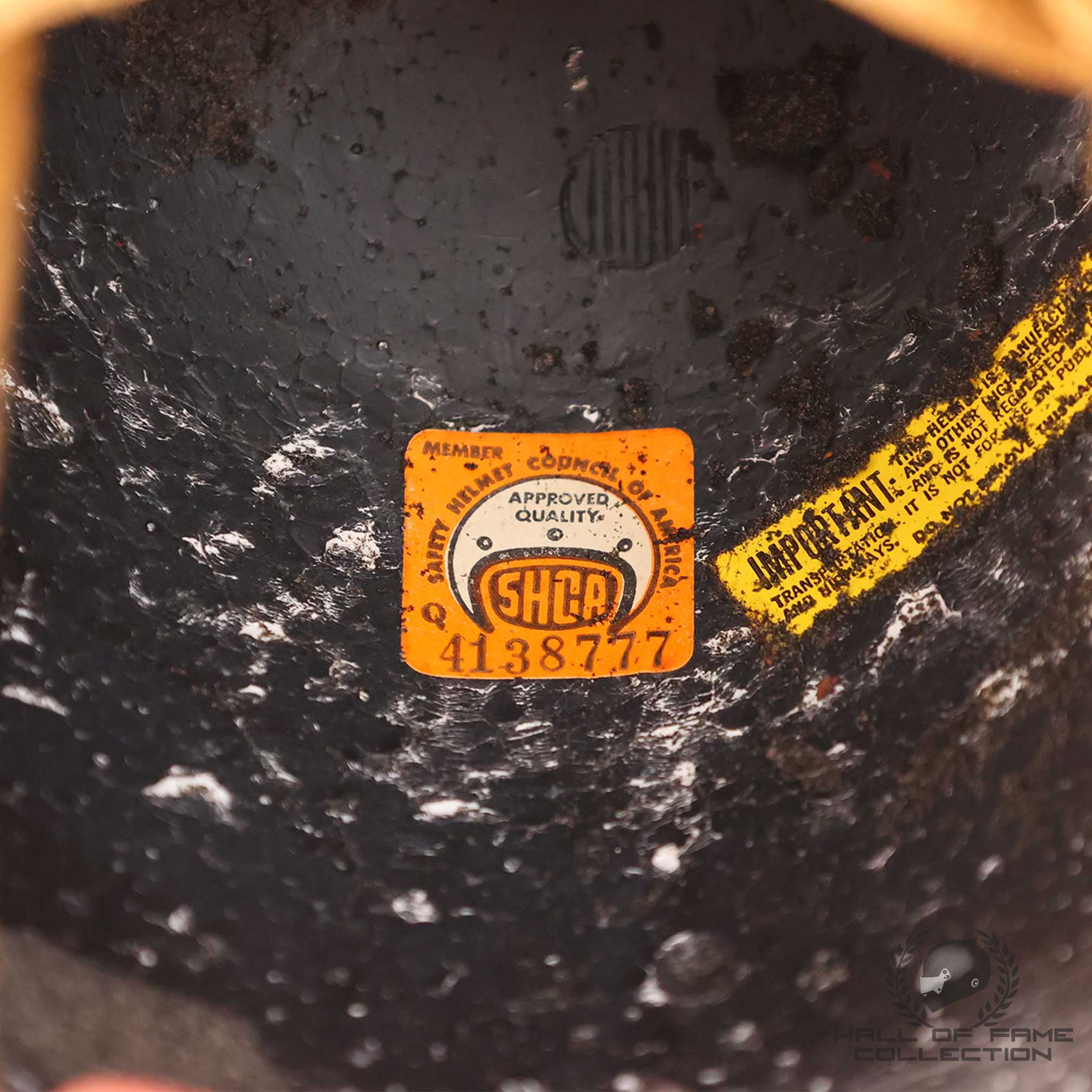 1981/82 Beppe Gabbiani Signed Bell XFM-1 Osella F1 / F2 Helmet