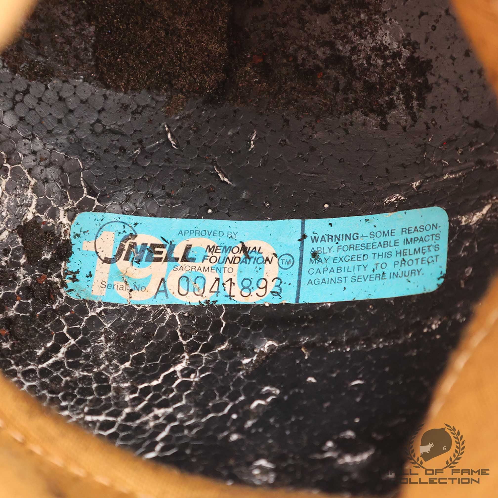 1981/82 Beppe Gabbiani Signed Bell XFM-1 Osella F1 / F2 Helmet