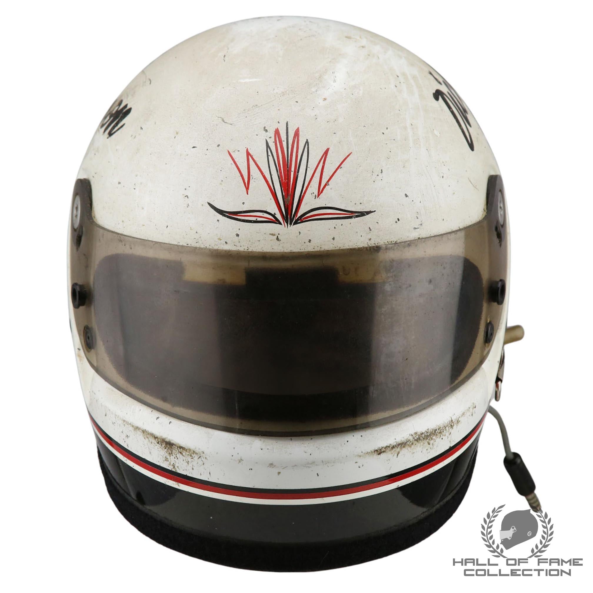 1982 Dick Simon Race Used Leader Card Racing IndyCar Helmet