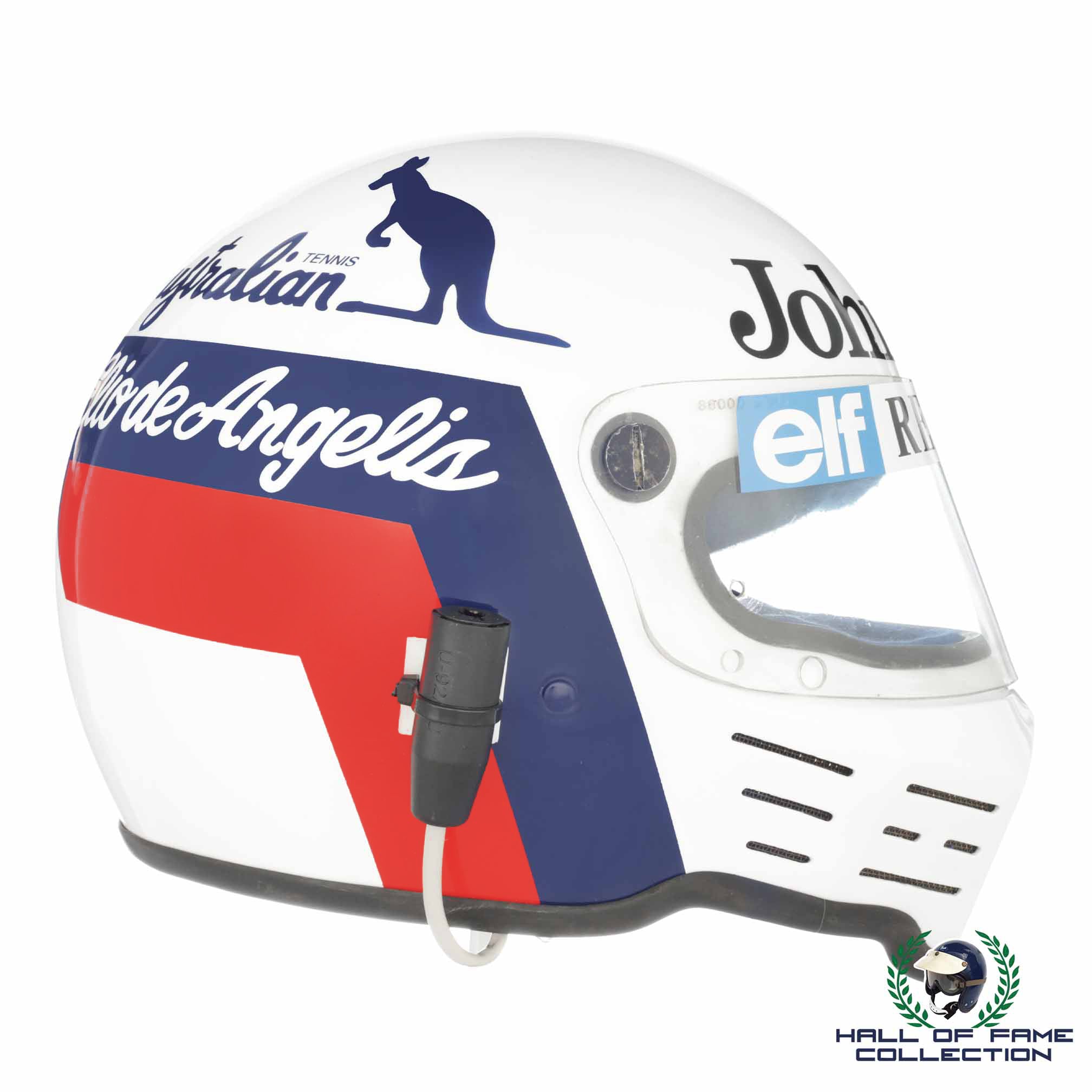 1984 Elio De Angelis John Player Team Lotus Replica F1 Helmet
