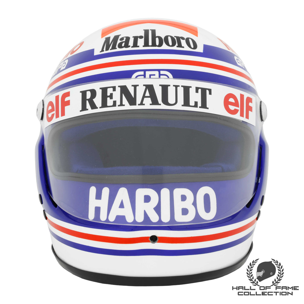 1983 Alain Prost Replica GPA Equipe Renault Elf F1 Helmet