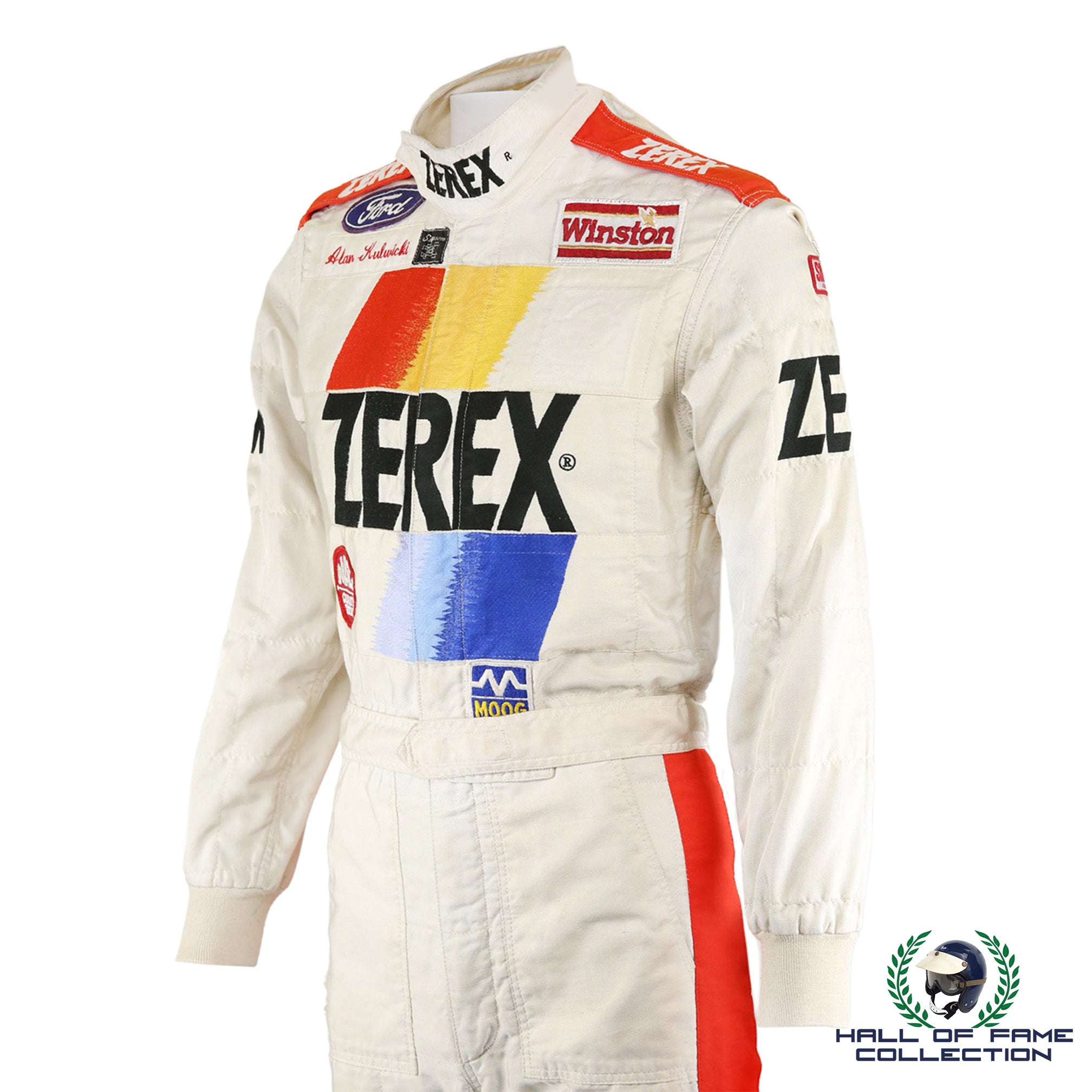 1989 Alan Kulwicki Race Used AK Racing Zerex Ford Winston Cup Suit