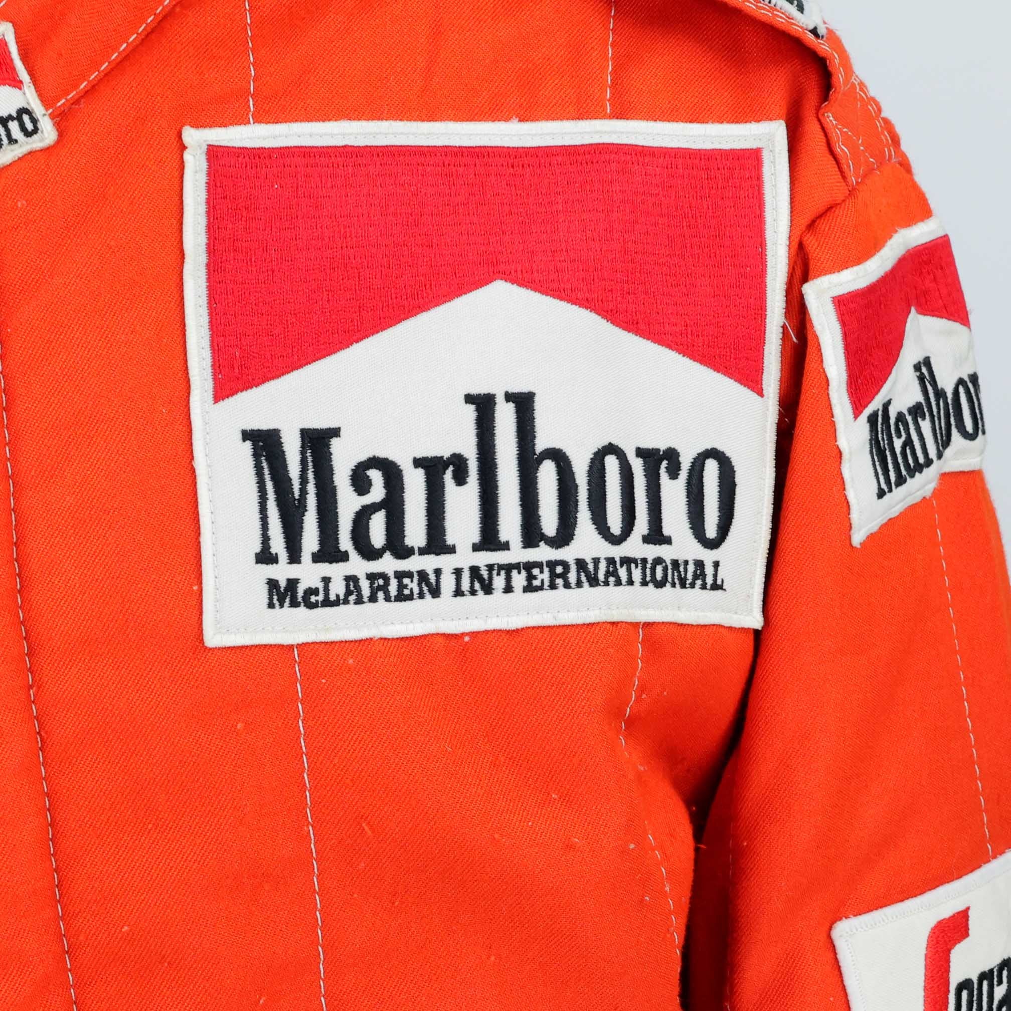 1984 Alain Prost Race Worn McLaren F1 Suit