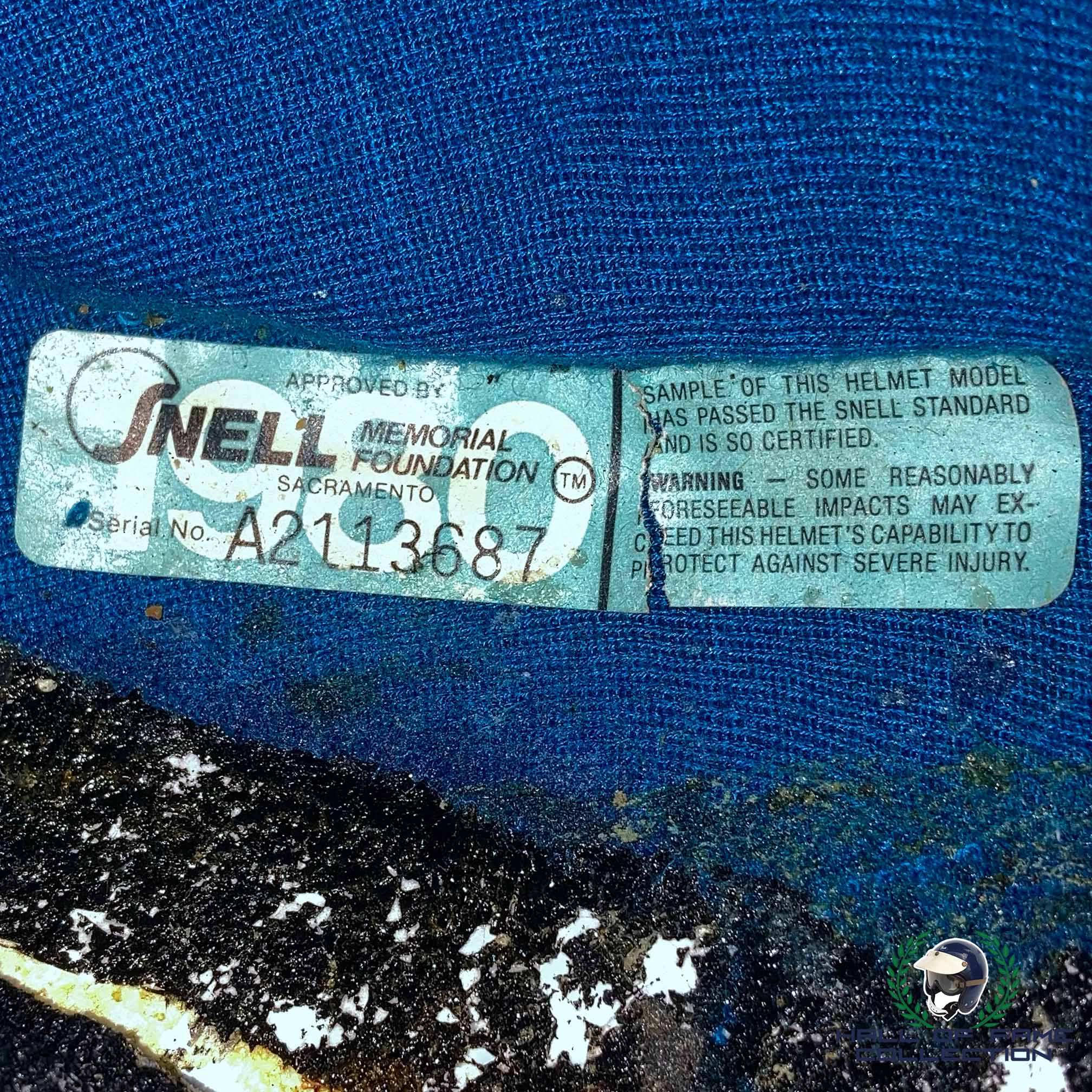 1985 Nigel Mansell Canon Williams Honda Replica Arai G-N F1 Helmet