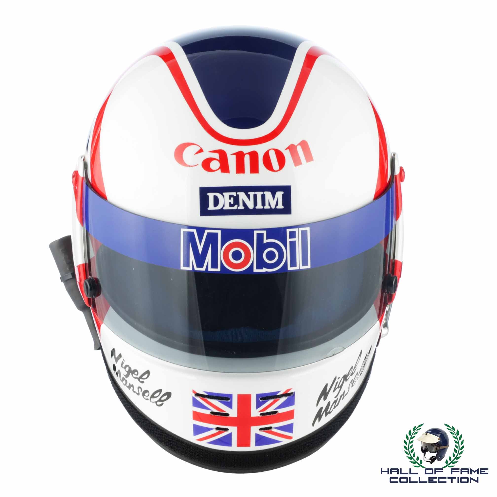 1985 Nigel Mansell Canon Williams Honda Replica Arai G-N F1 Helmet