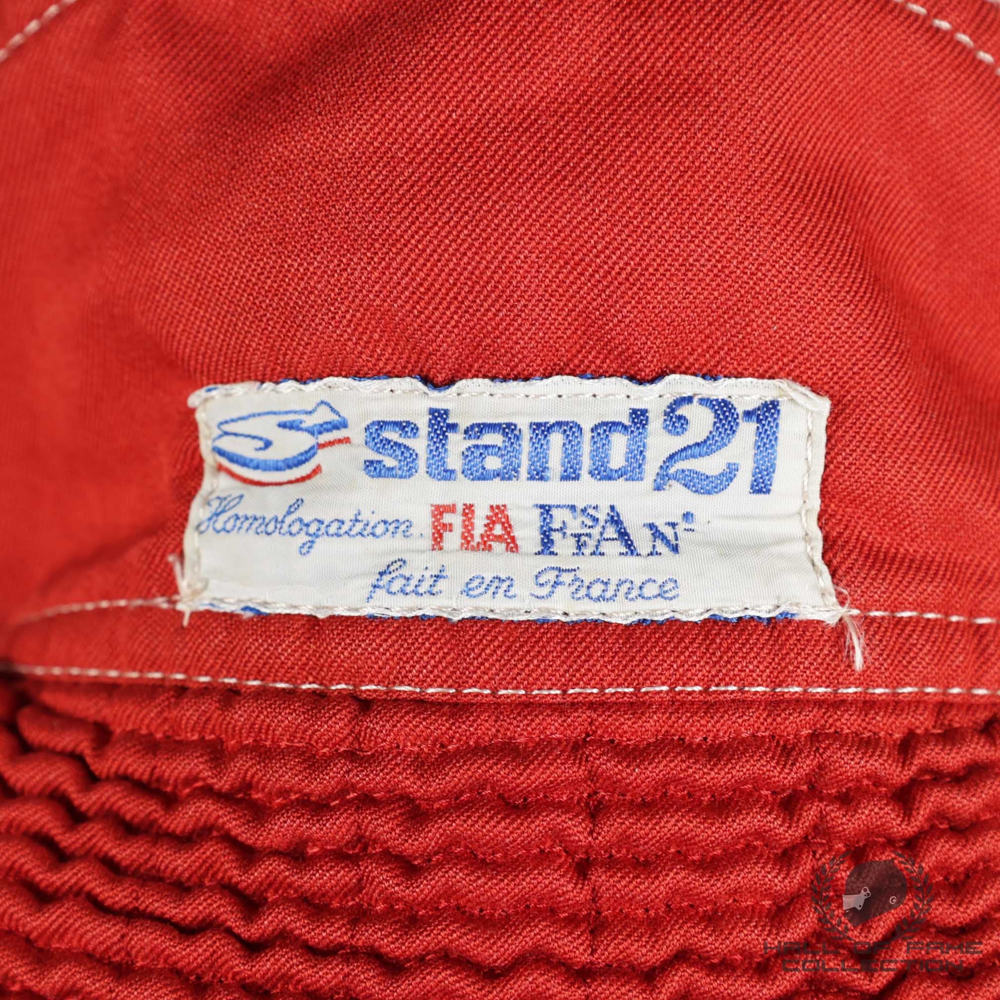 1985 Nigel Mansell Race Used Canon Williams F1 Suit