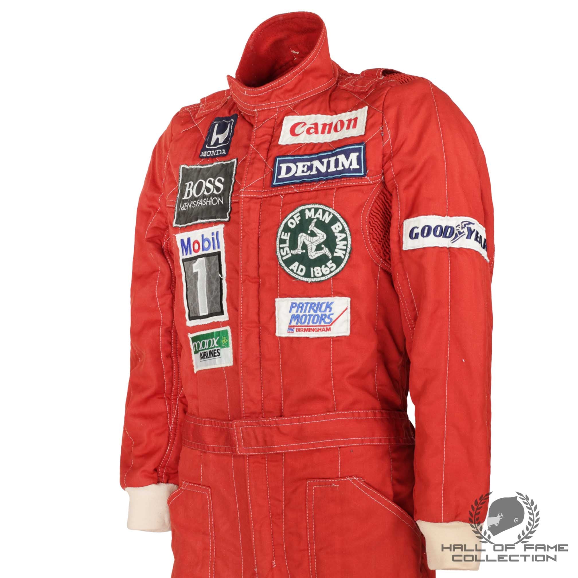1985 Nigel Mansell Race Used Canon Williams F1 Suit