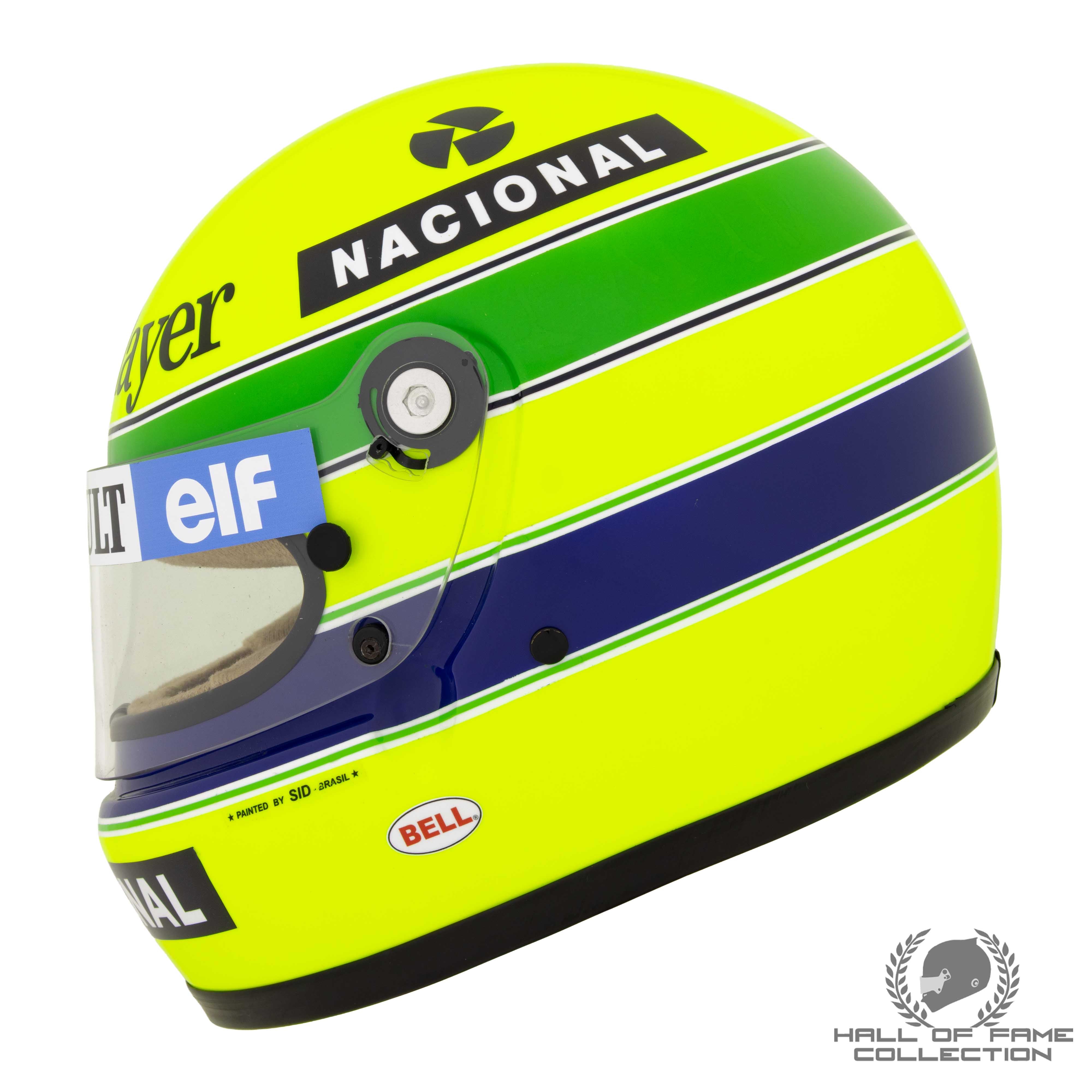 1985 Ayrton Senna Bell XFM-1 JPS Lotus Replica F1 Helmet