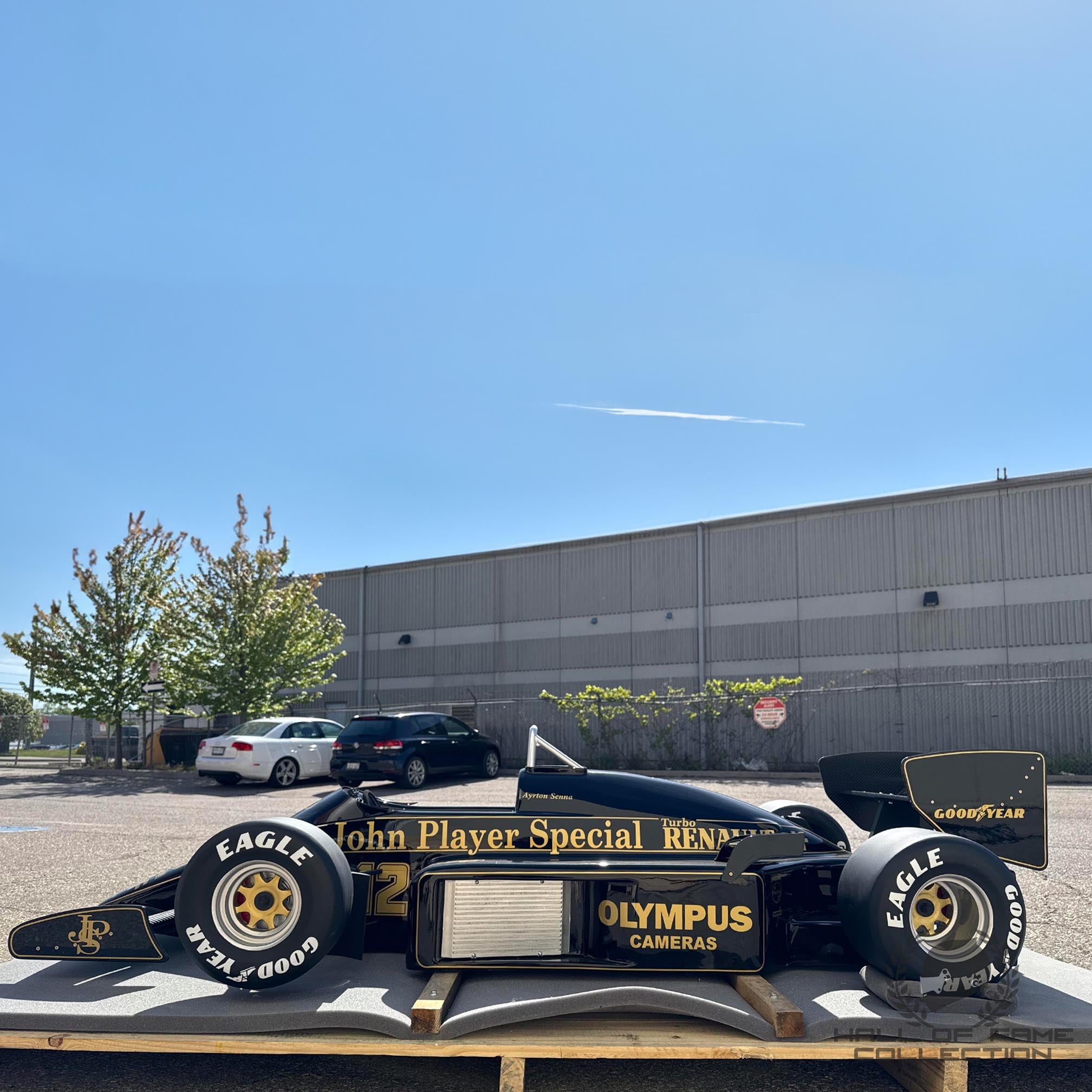 1985 Ayrton Senna Replica John Player Special Team Lotus 97T 1:2 Scale F1 Car