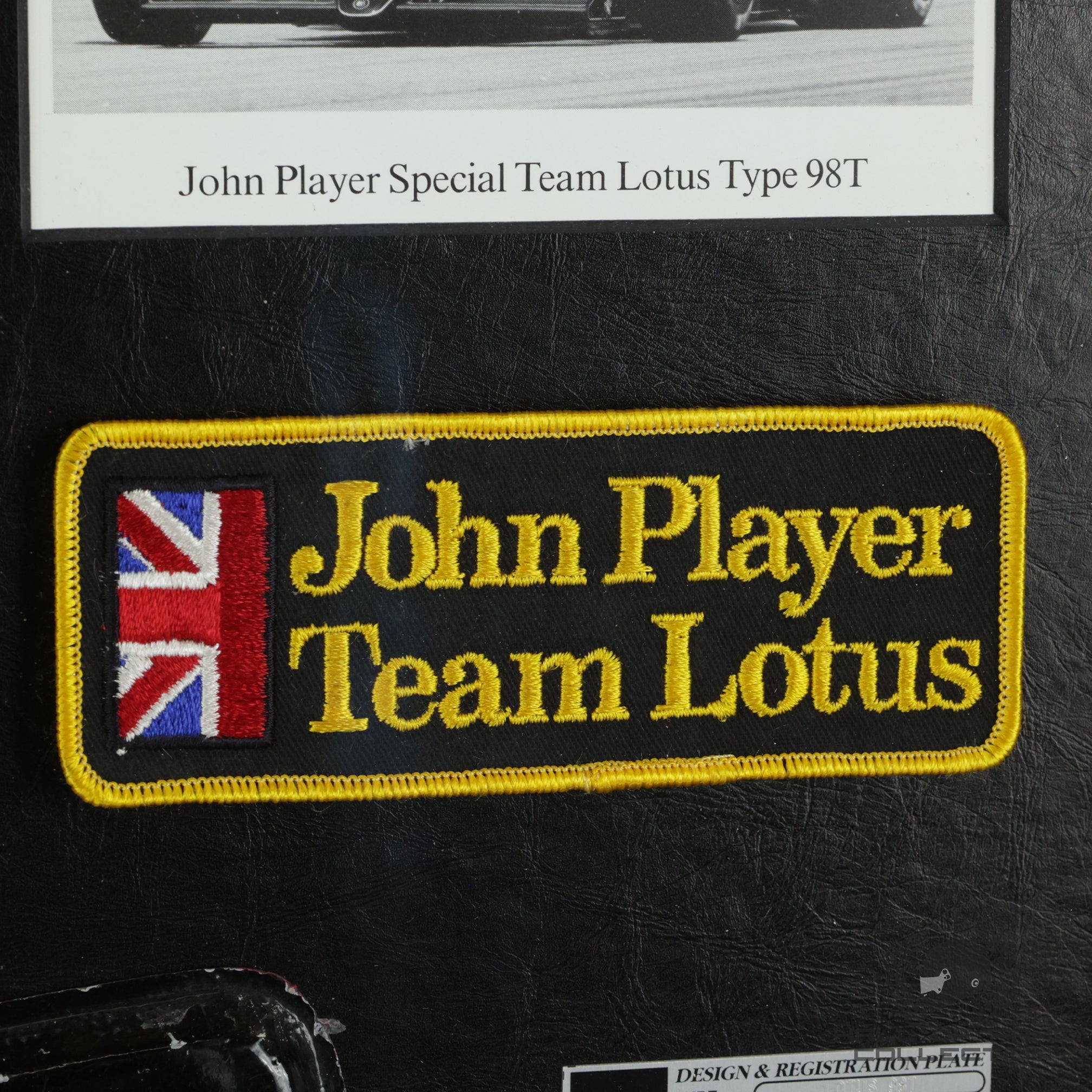 1986 Ayrton Senna Signed Team Lotus F1 Front Wing End Plate