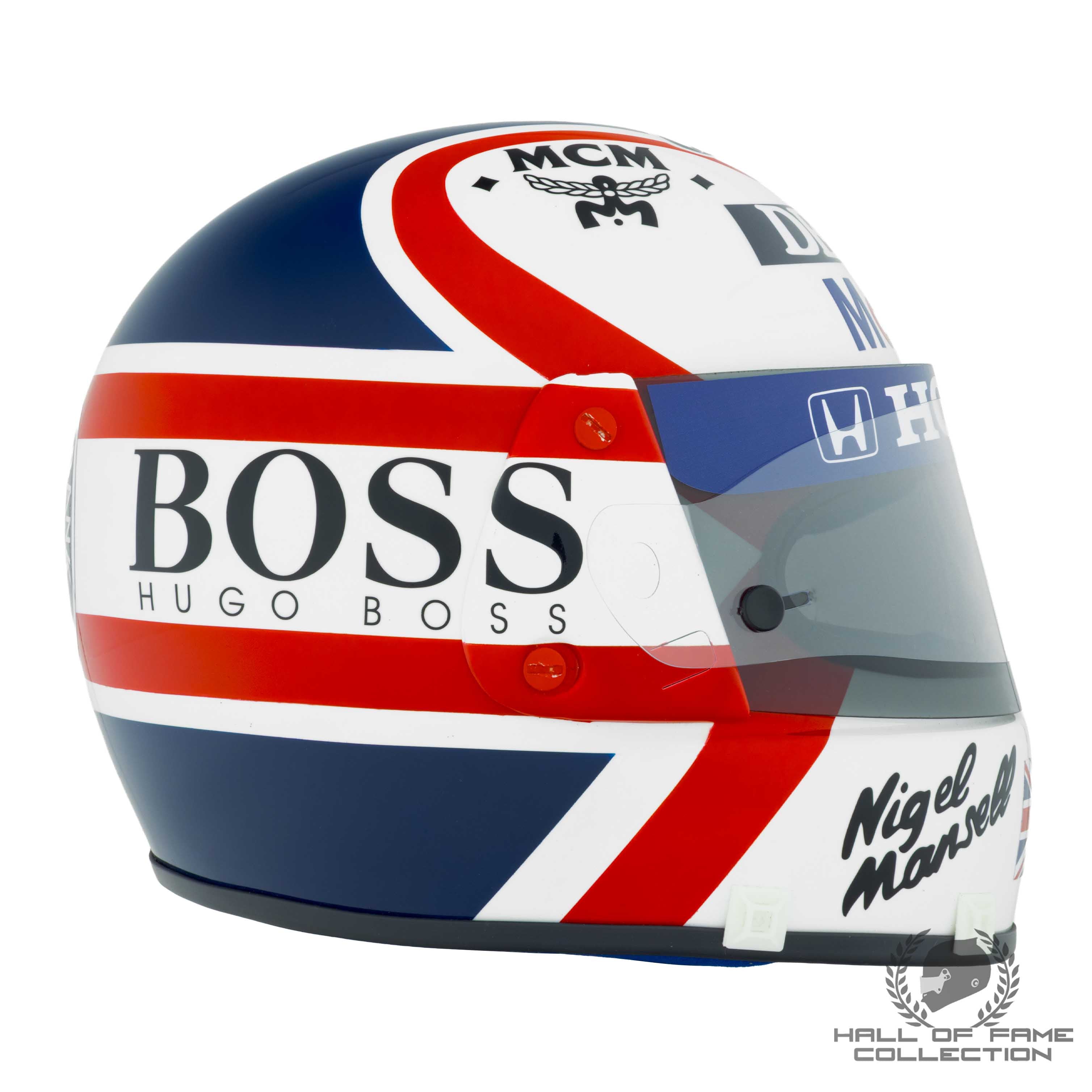 1986 Nigel Mansell Replica Honda Williams F1 Arai GP-N Helmet