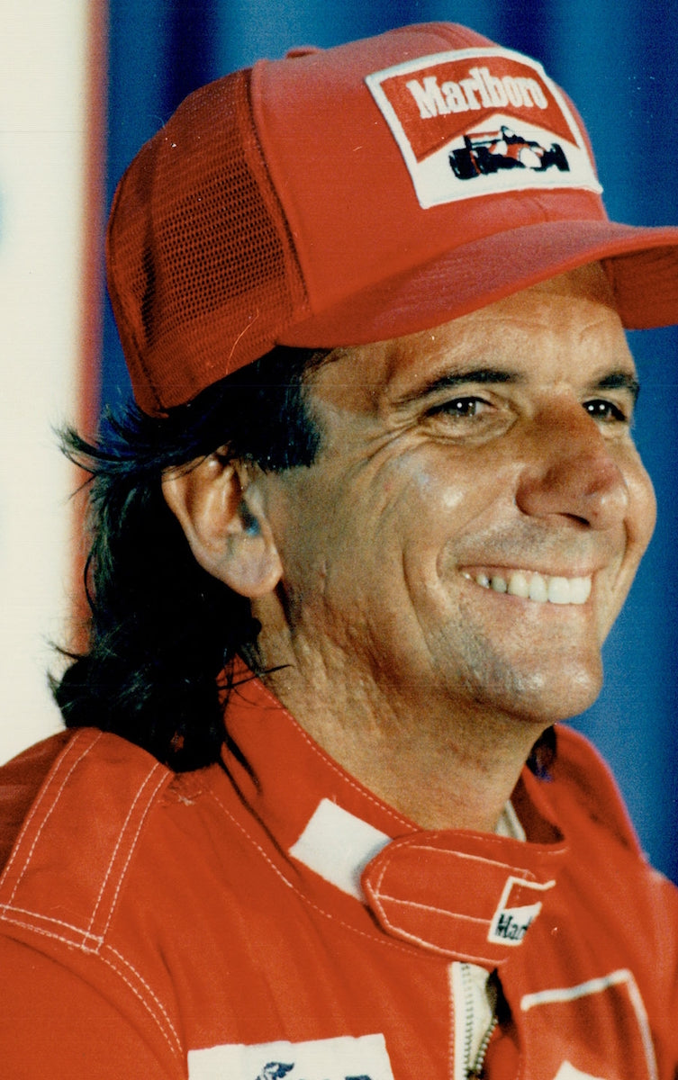 1986 Emerson Fittipaldi Signed Race Used Marlboro Patrick Racing IndyCar Suit