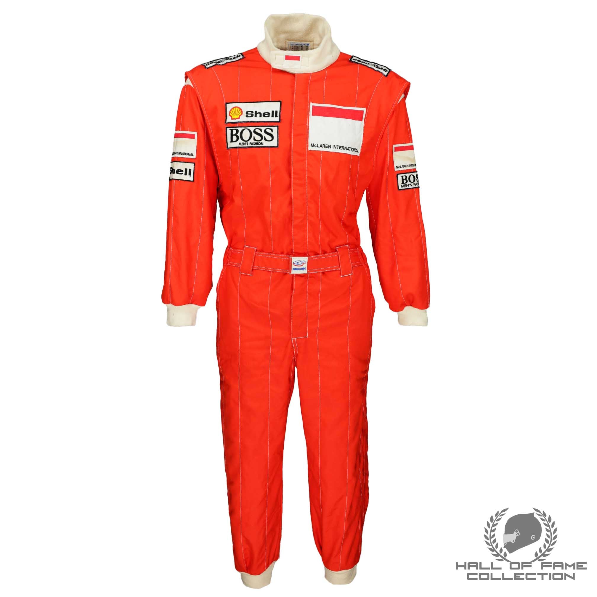 1987 Alain Prost Race Used McLaren F1 Suit