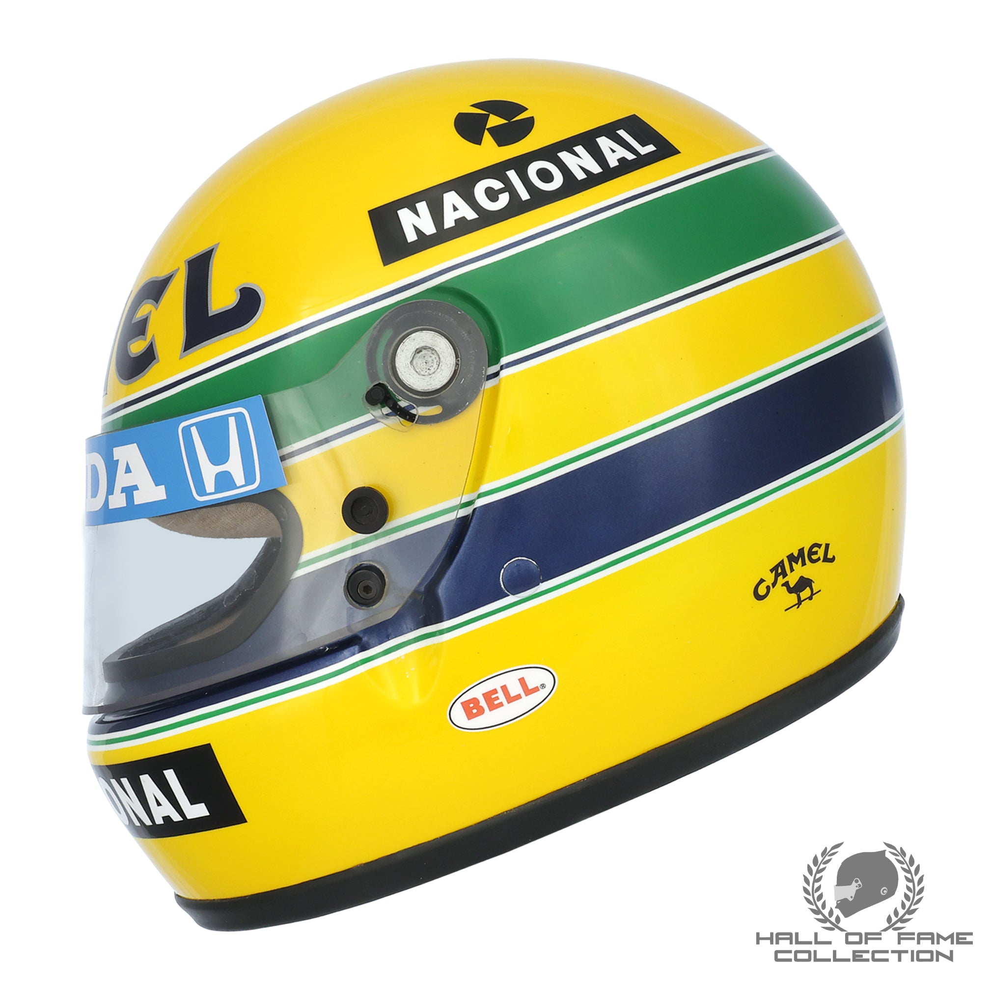 1987 Ayrton Senna Replica Camel Team Lotus F1 Helmet