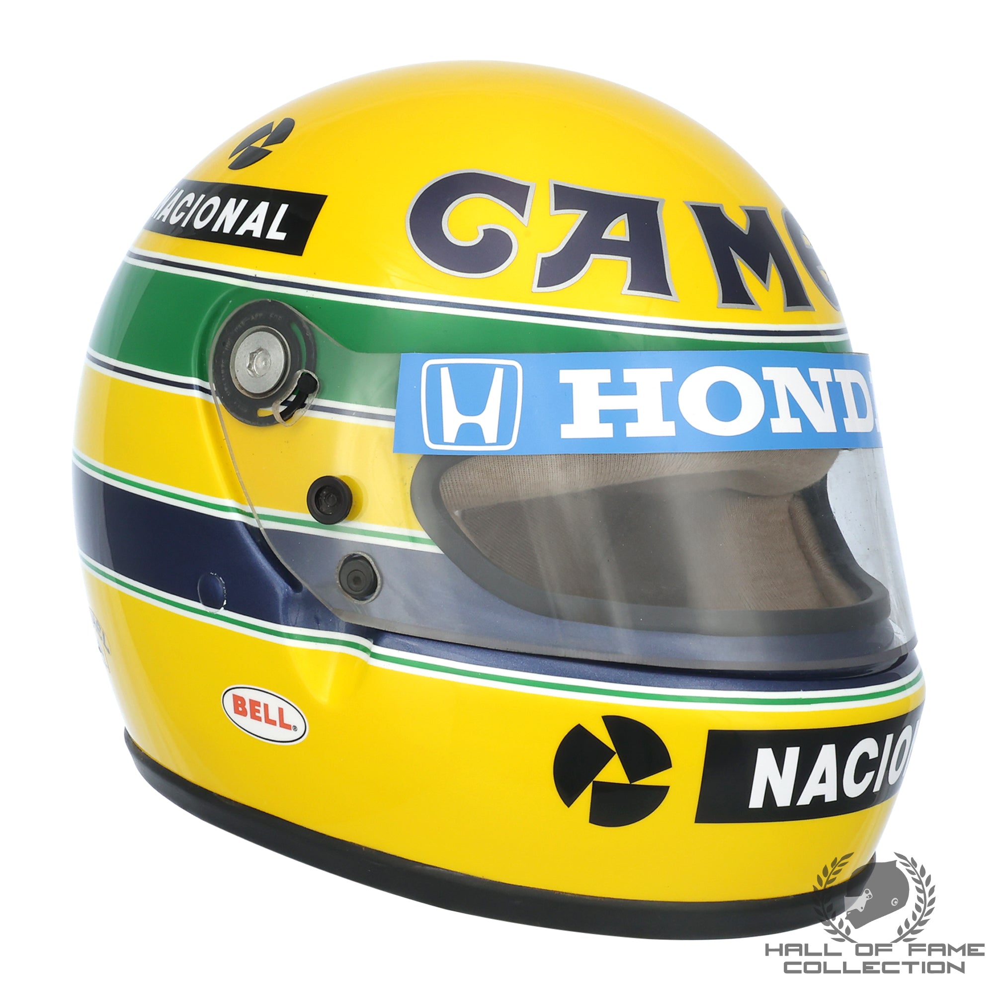 1987 Ayrton Senna Replica Camel Team Lotus F1 Helmet