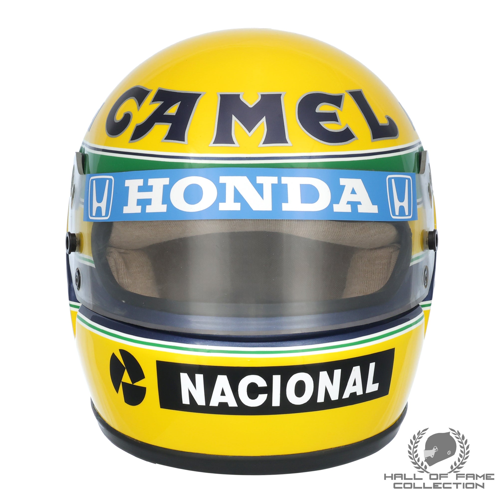 1987 Ayrton Senna Replica Camel Team Lotus F1 Helmet