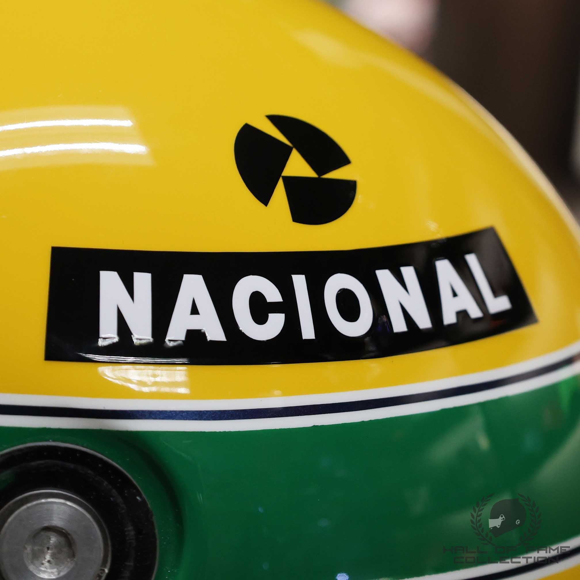 1987 Ayrton Senna Replica Camel Team Lotus F1 Helmet