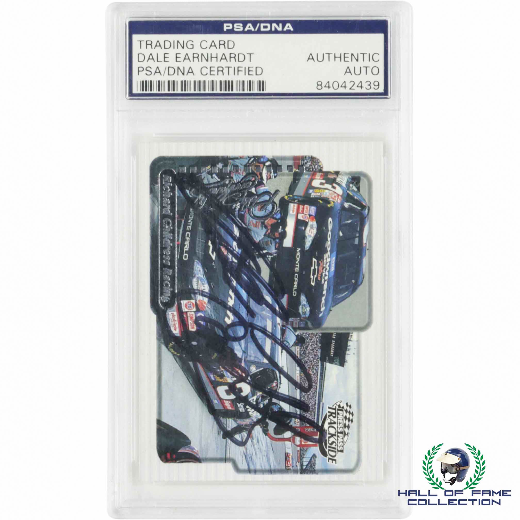 2000 Press Pass Trackside Dale Earnhardt Autographed PSA/DNA Certified