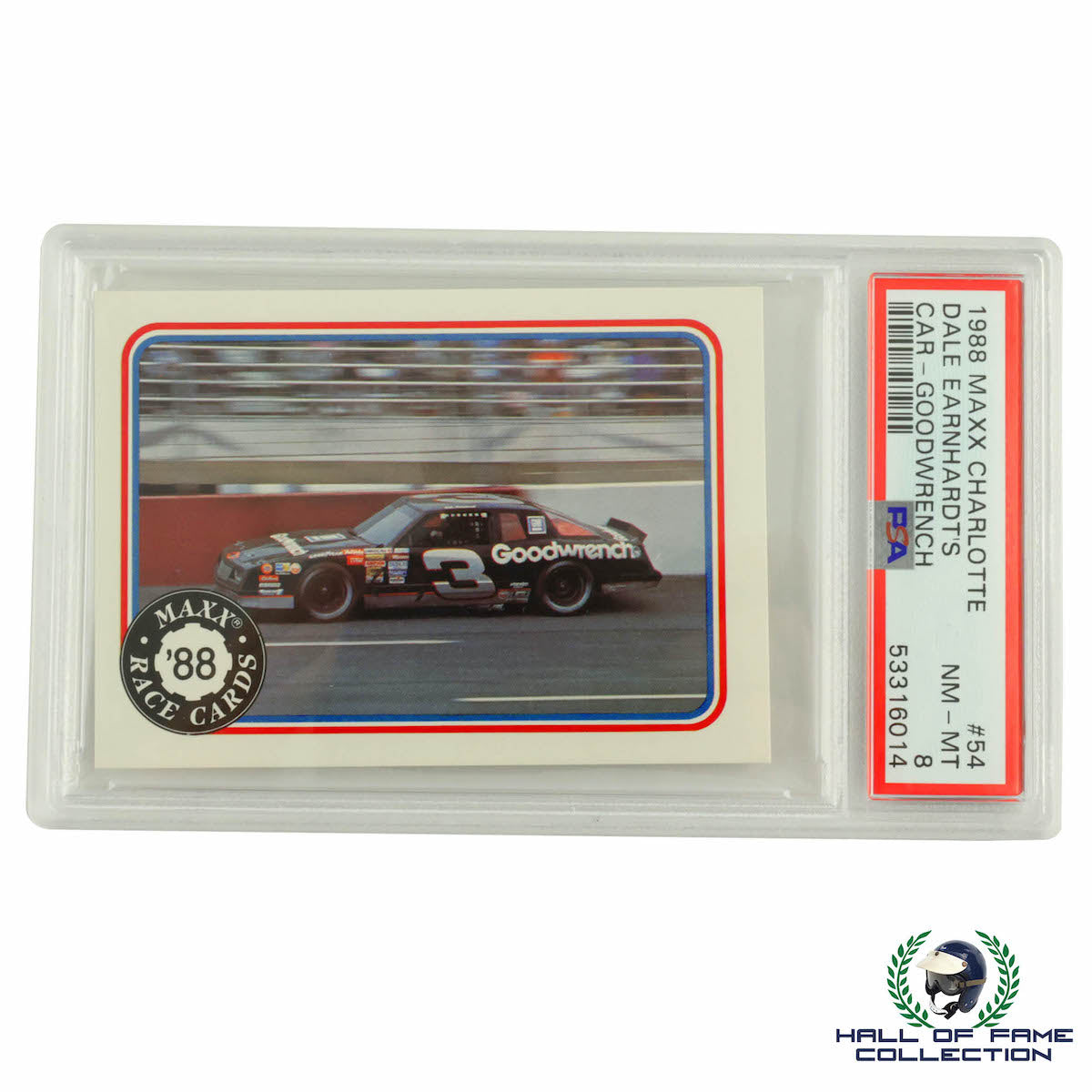 1988 Dale Earnhardt Maxx Racing Charlotte #54 PSA 8