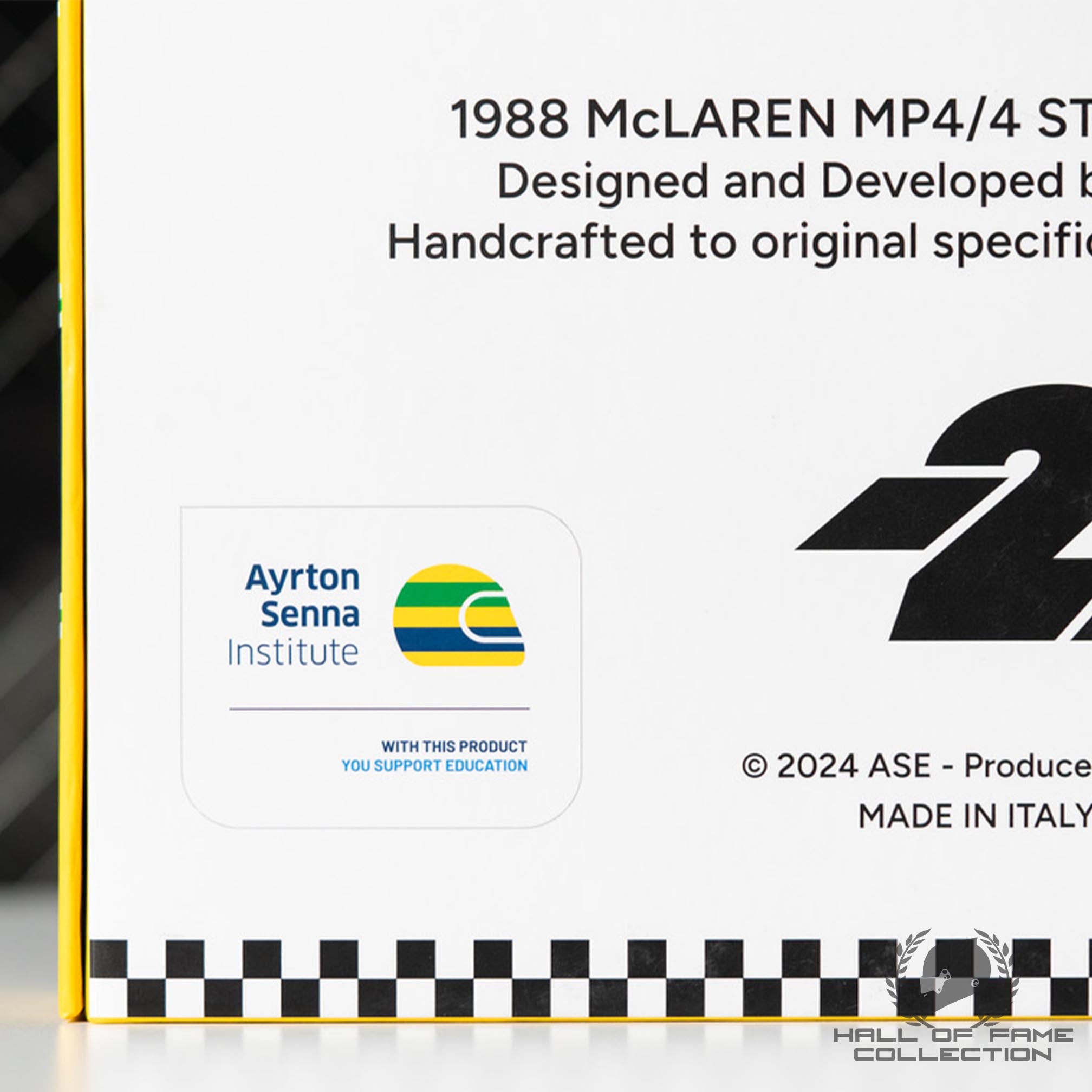1988 Ayrton Senna Official Replica McLaren MP4/4 F1 Steering Wheel