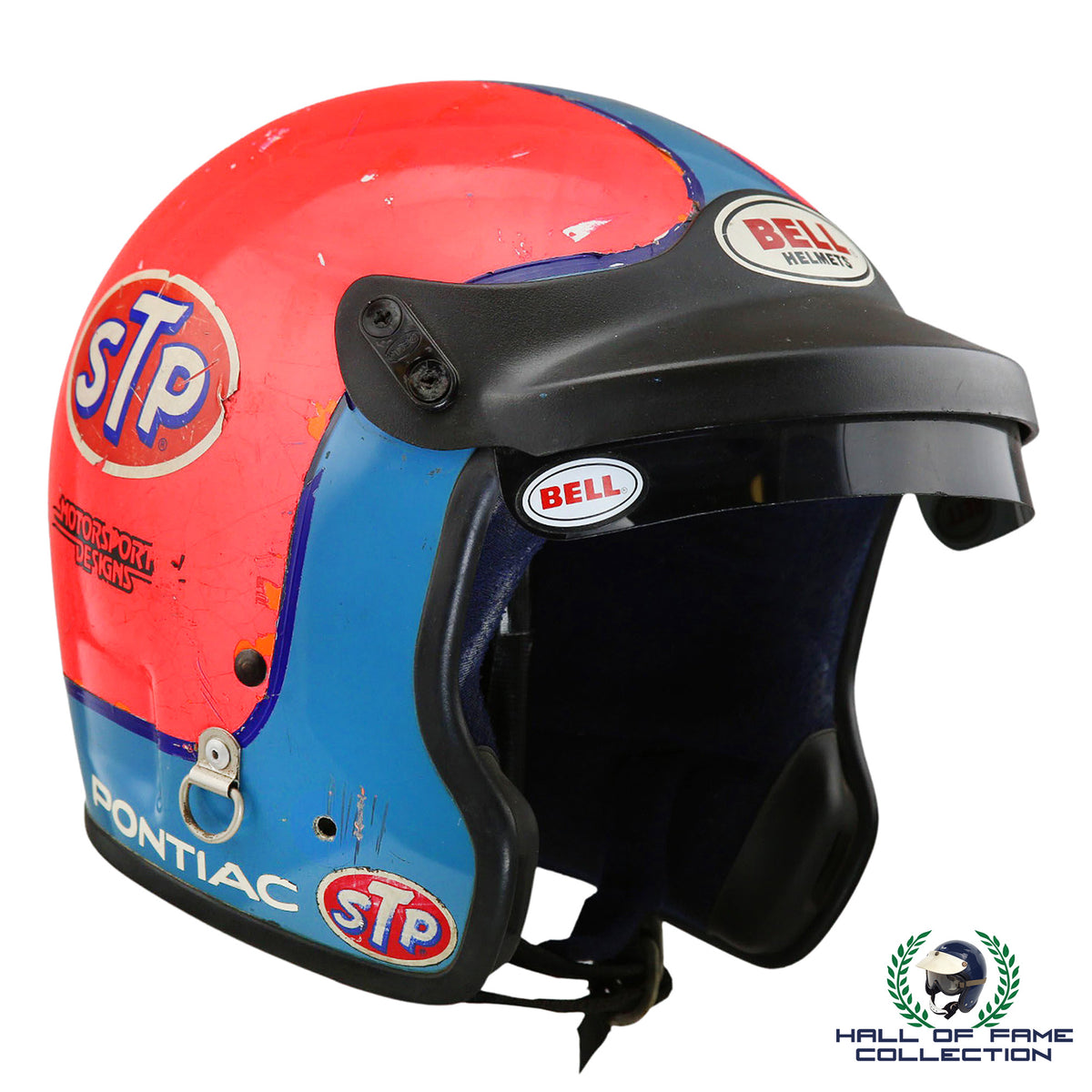 1988 Richard Petty Race Used STP Petty Enterprises Nascar Helmet