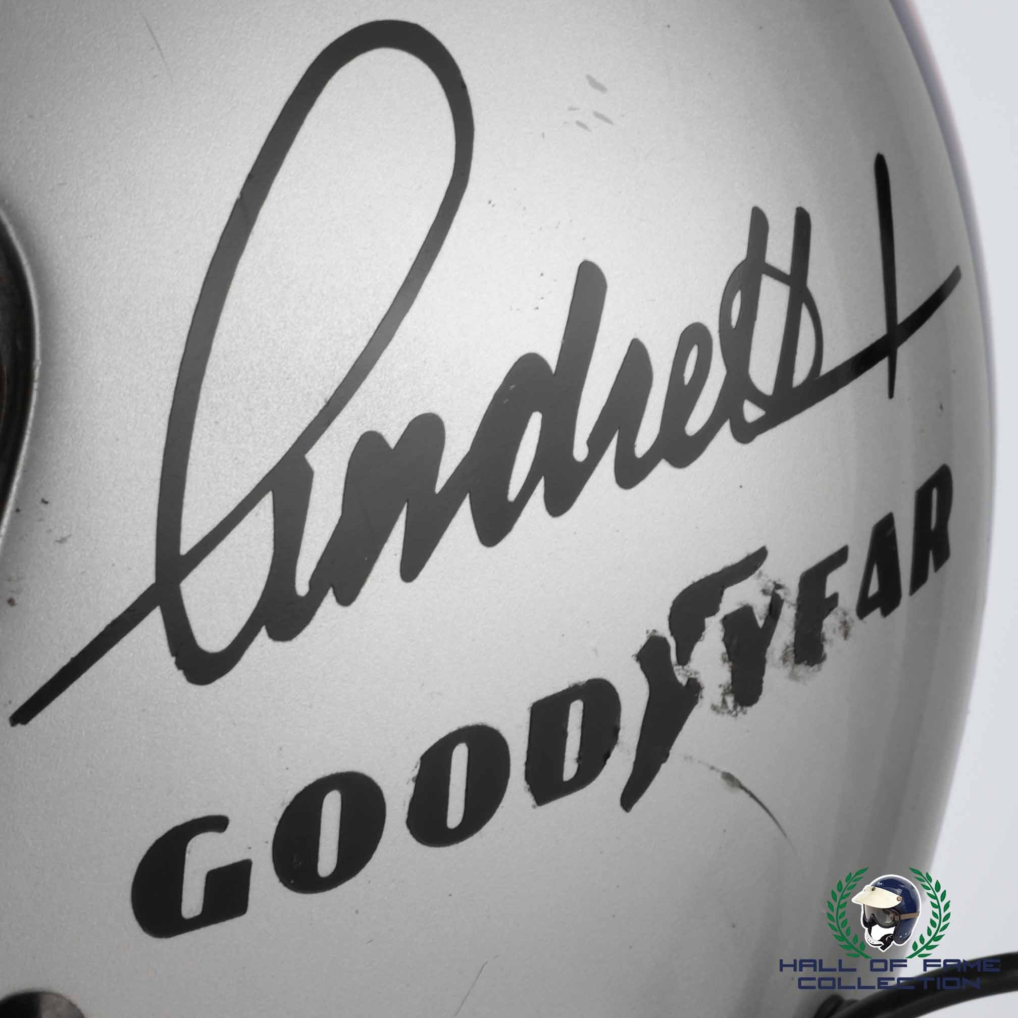 ITEM OF THE WEEK 1989 Mario Andretti Race Used Newman Haas Racing Bell XFM-1 Indy 500 Helmet