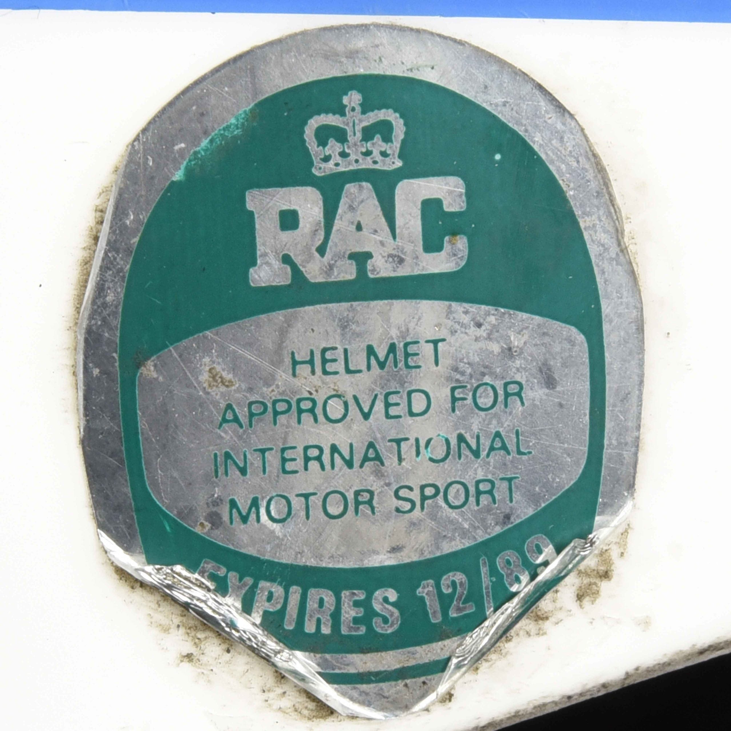 1987 Mika Salo Signed Race Used Brands Hatch Formula Ford Festival GPA Helmet