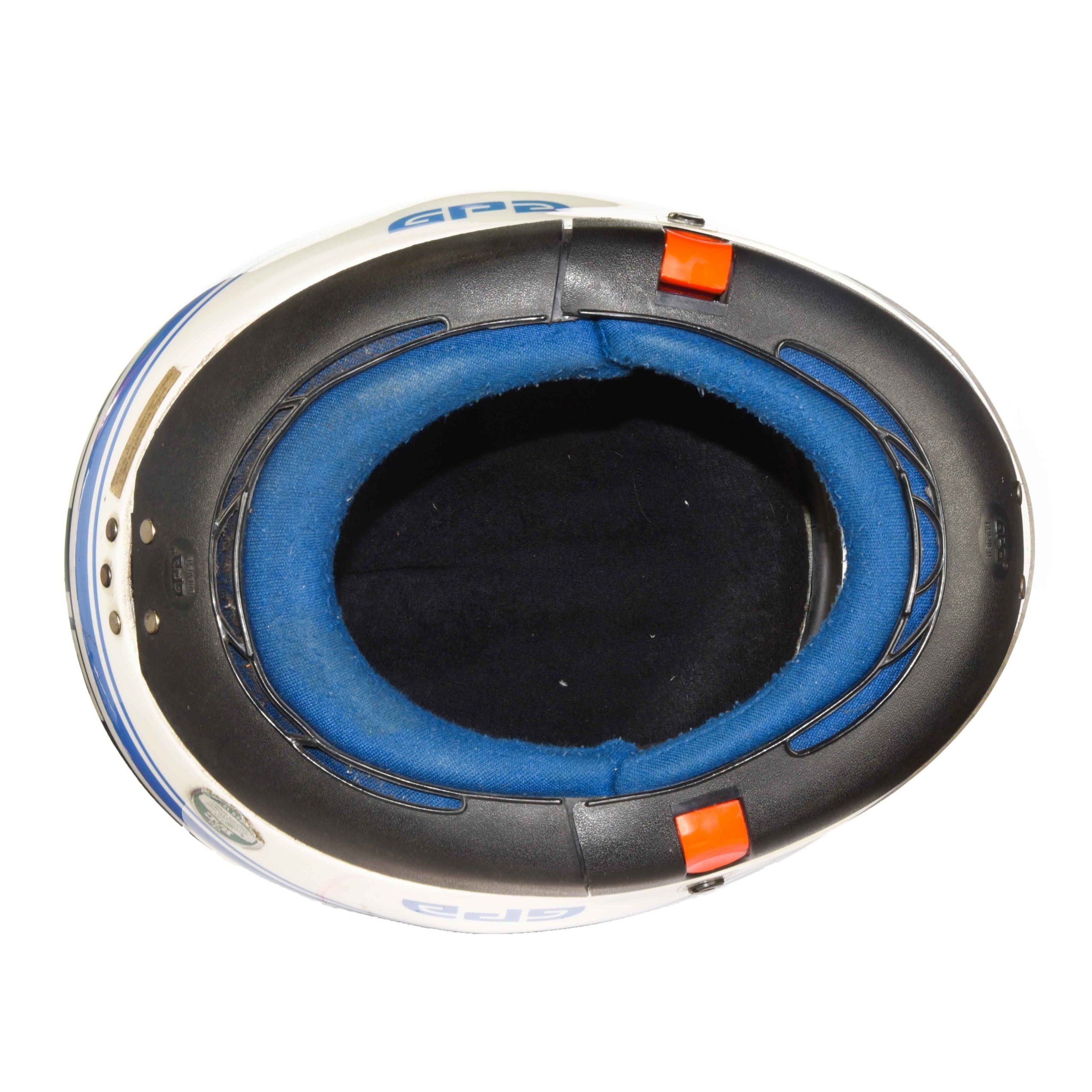 1987 Mika Salo Signed Race Used Brands Hatch Formula Ford Festival GPA Helmet